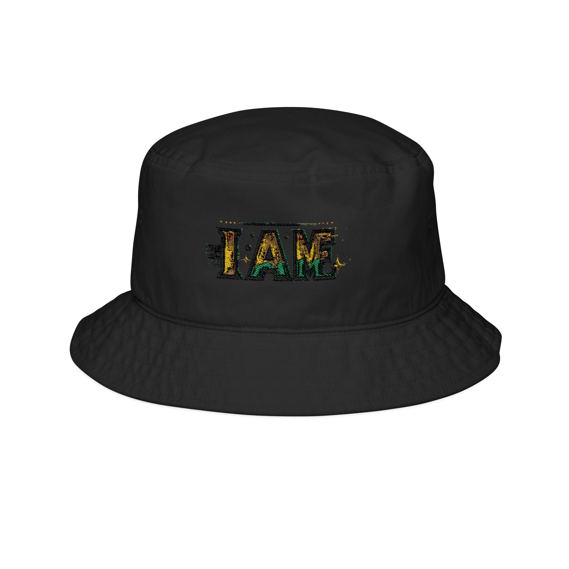Colorful I AM Bucket Hat - Stylish Embroidered Sun Protection