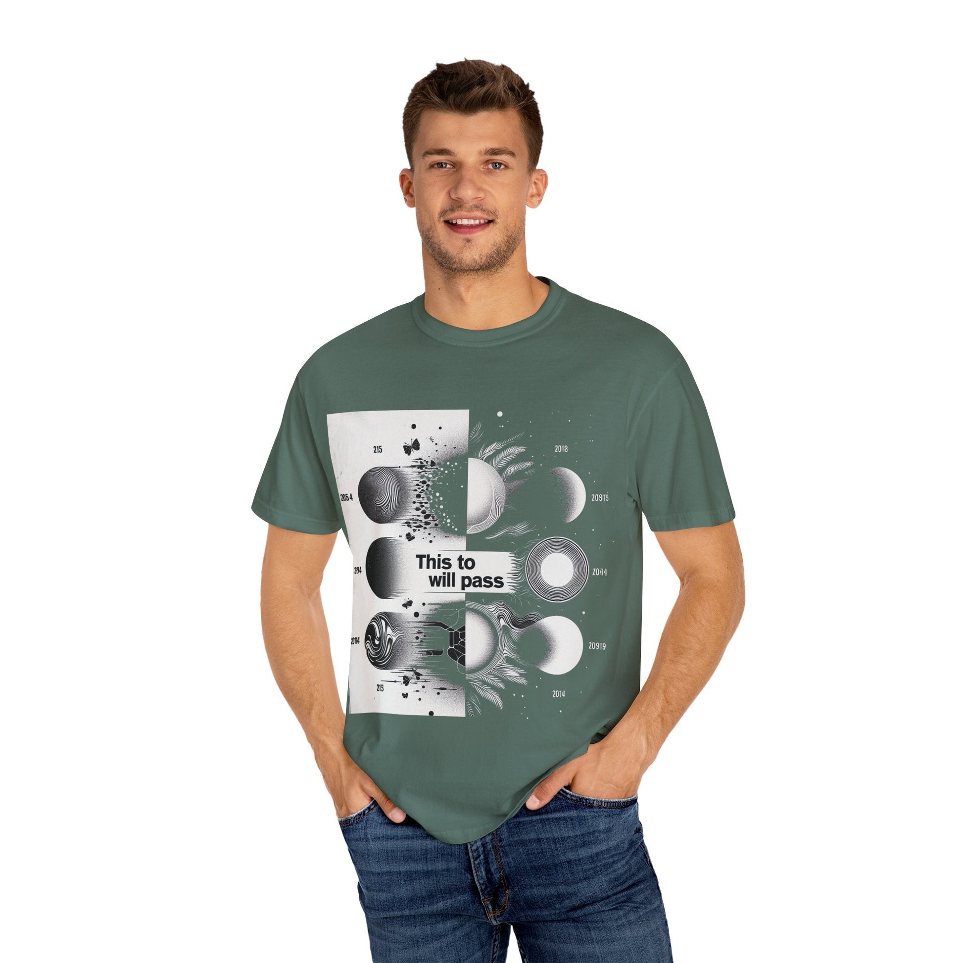 Unisex Garment-Dyed T-shirt This Too Shall Pass - Be Faithful