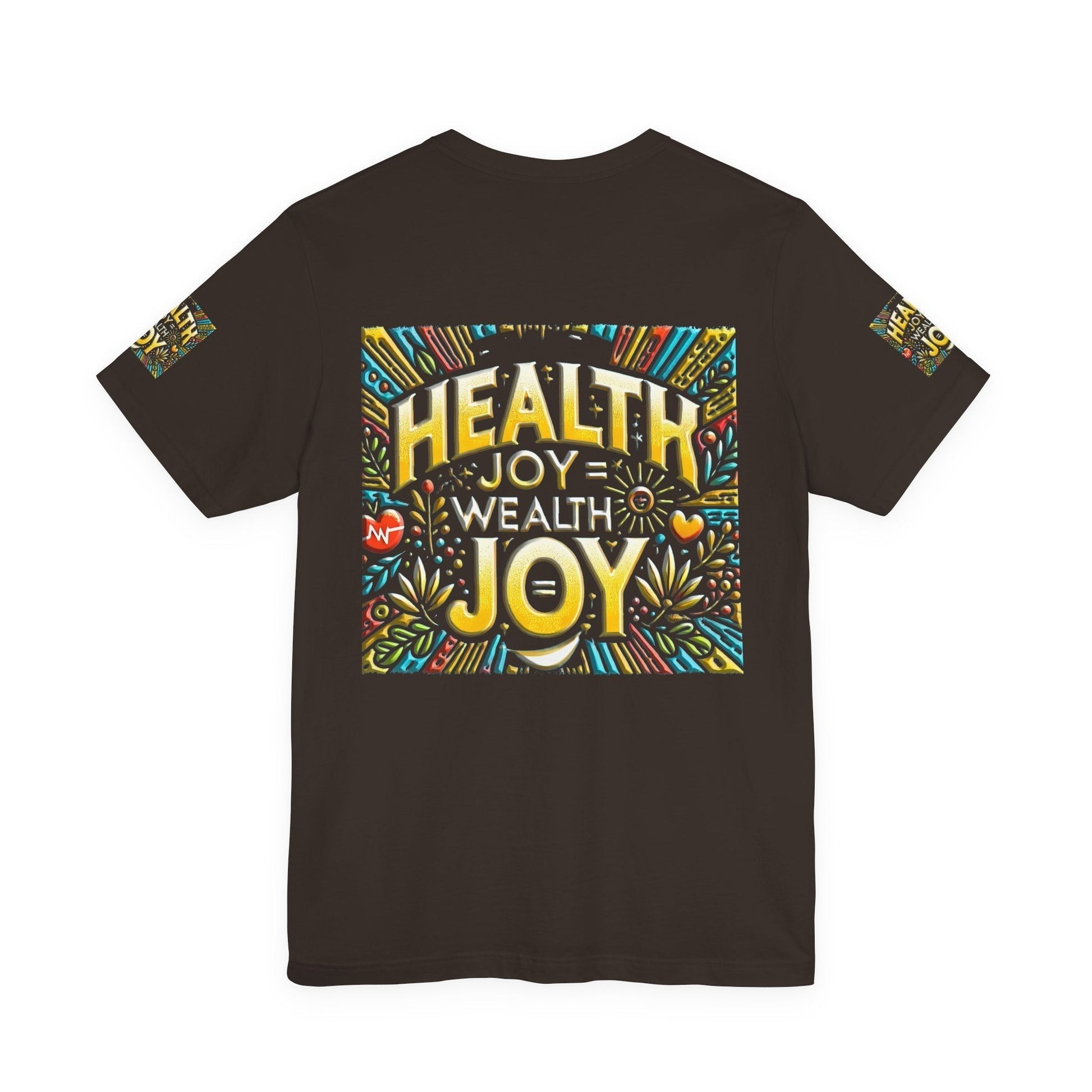 Unisex Jersey Short Sleeve T-shirt – Health Joy - Wealth Joy | Comfy Fit