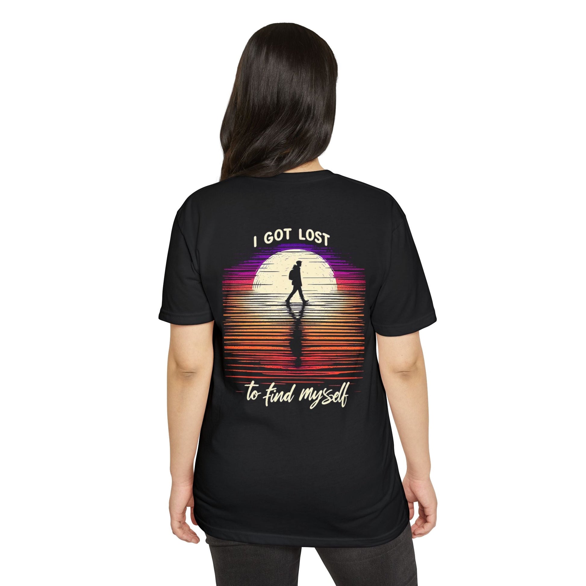 Unisex T-Shirt Lost to Find - Stylish Casual Inspirational Quote Shirt