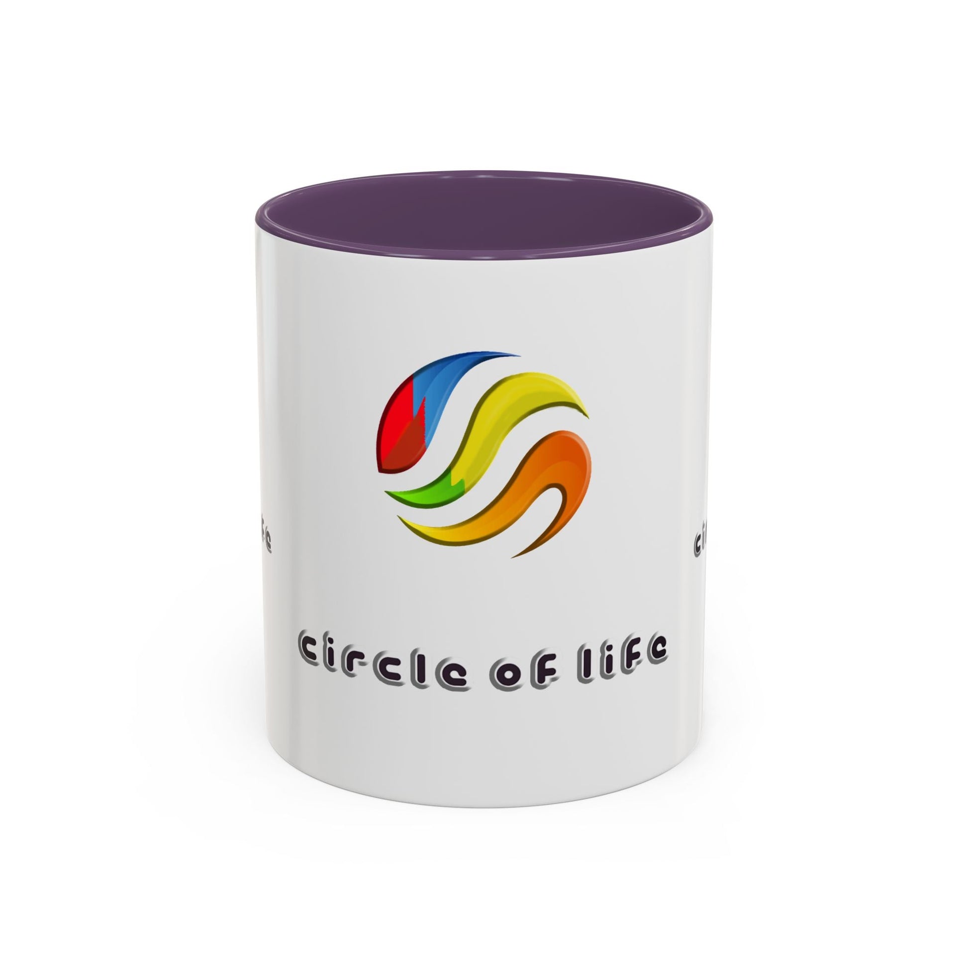 Accent Coffee Mug - (11, 15oz) Circle of Life Stylish Ceramic Mug