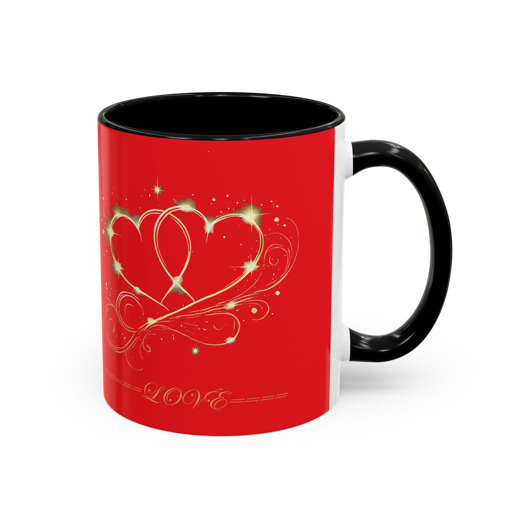 Accent Coffee Mug - (11, 15oz) Valentine Mug Special Bold Color