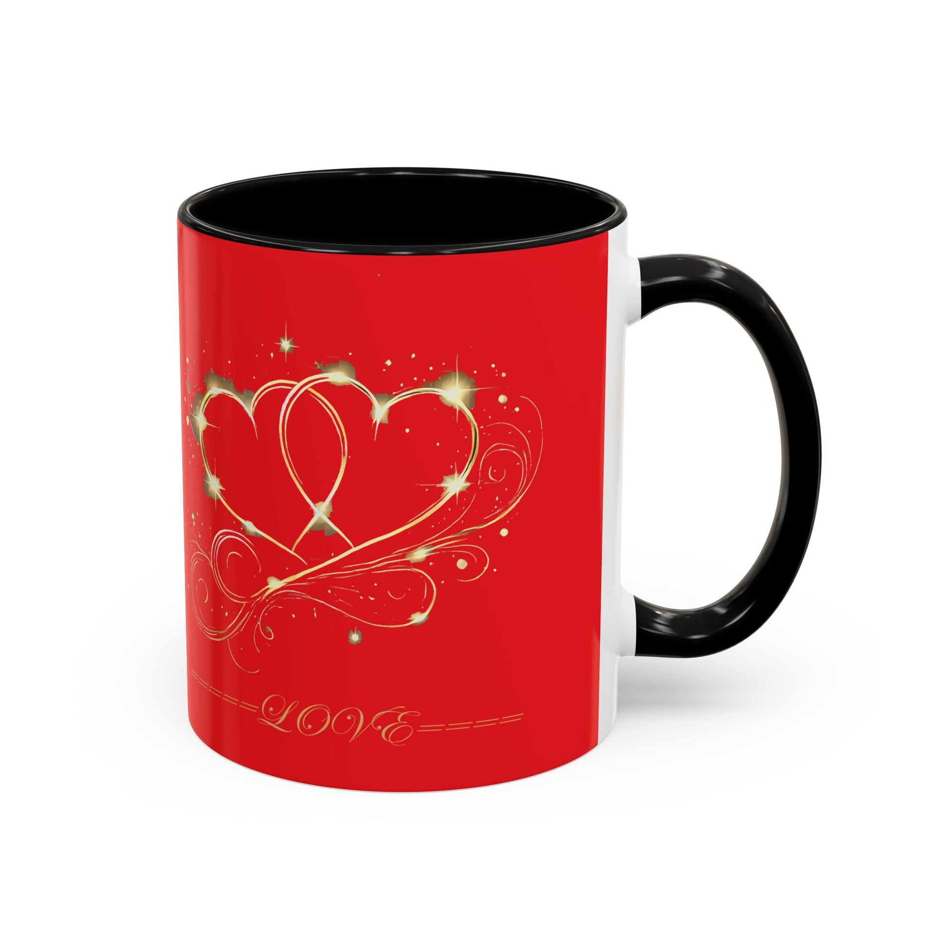 Accent Coffee Mug - (11, 15oz) Valentine Mug Special Bold Color