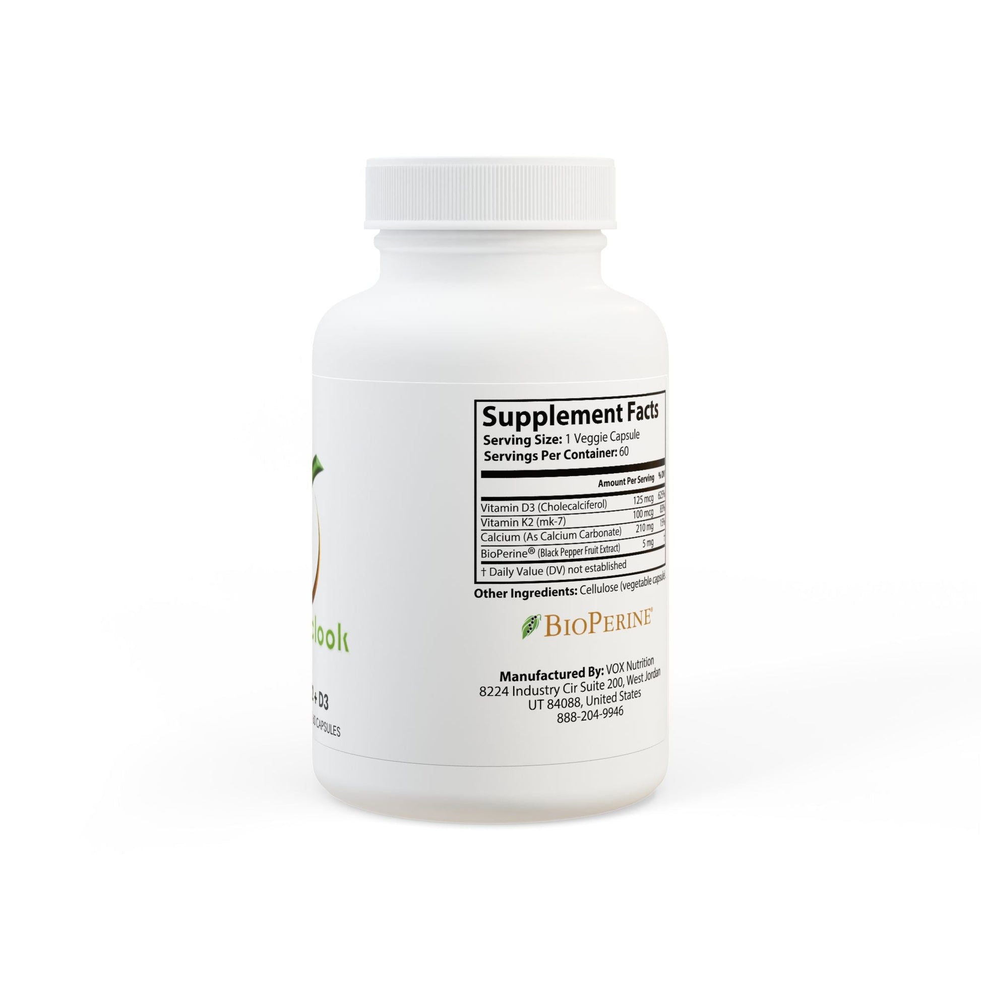 Vitamin K2 plus D3 – Support Bone Strength & Muscle Performance