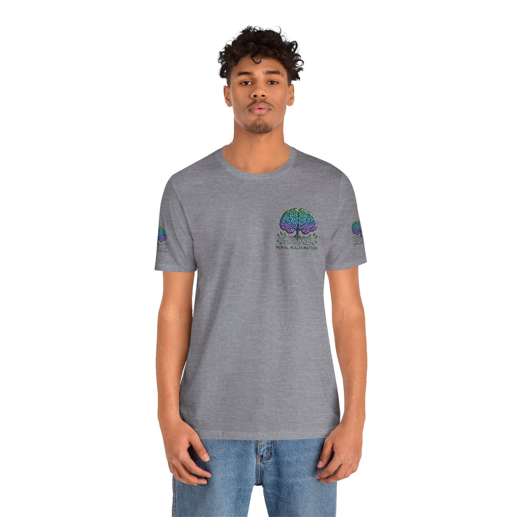 Unisex Jersey Short Sleeve T-shirt – Mental Health Matters Soft Comfy