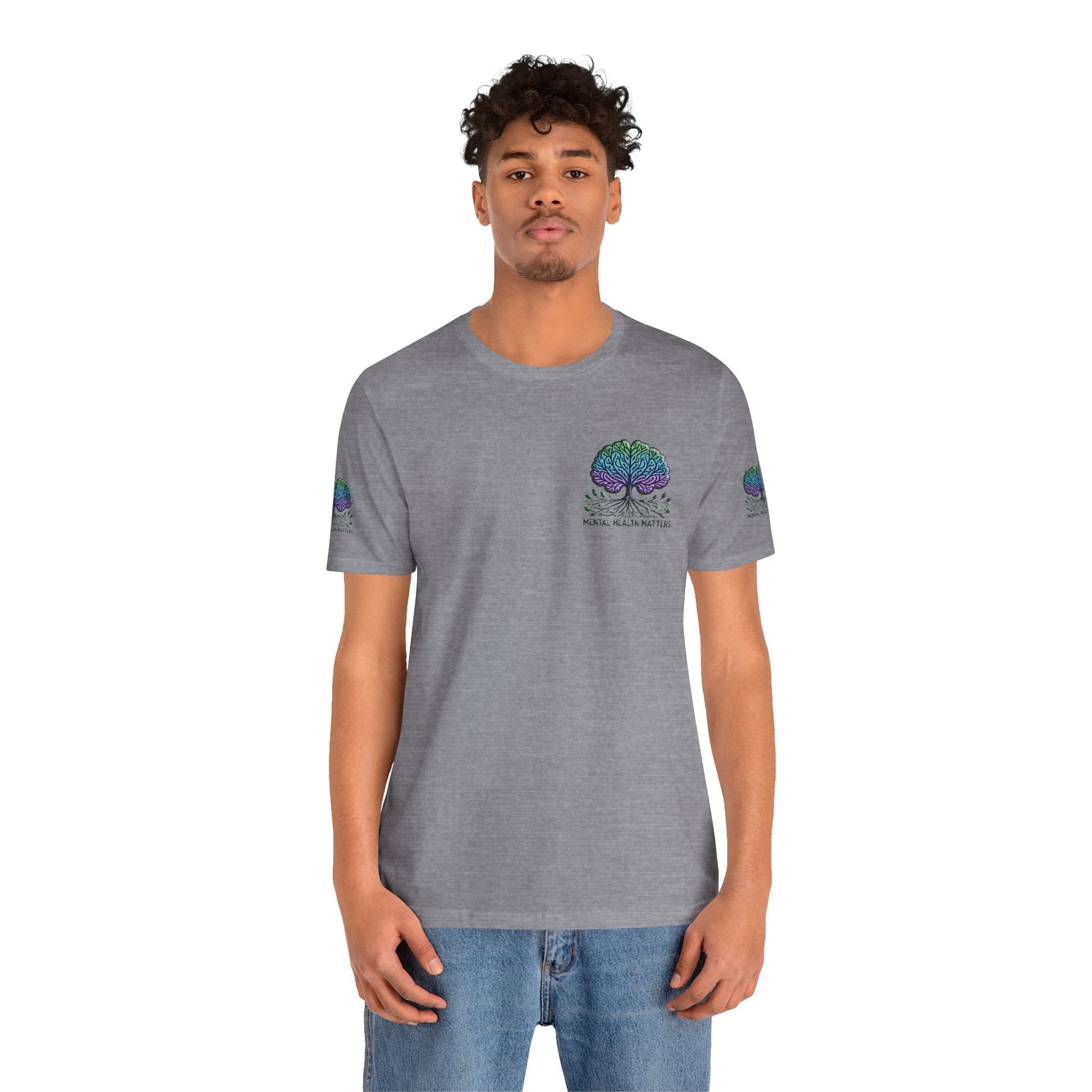 Unisex Jersey Short Sleeve T-shirt – Mental Health Matters Soft Comfy
