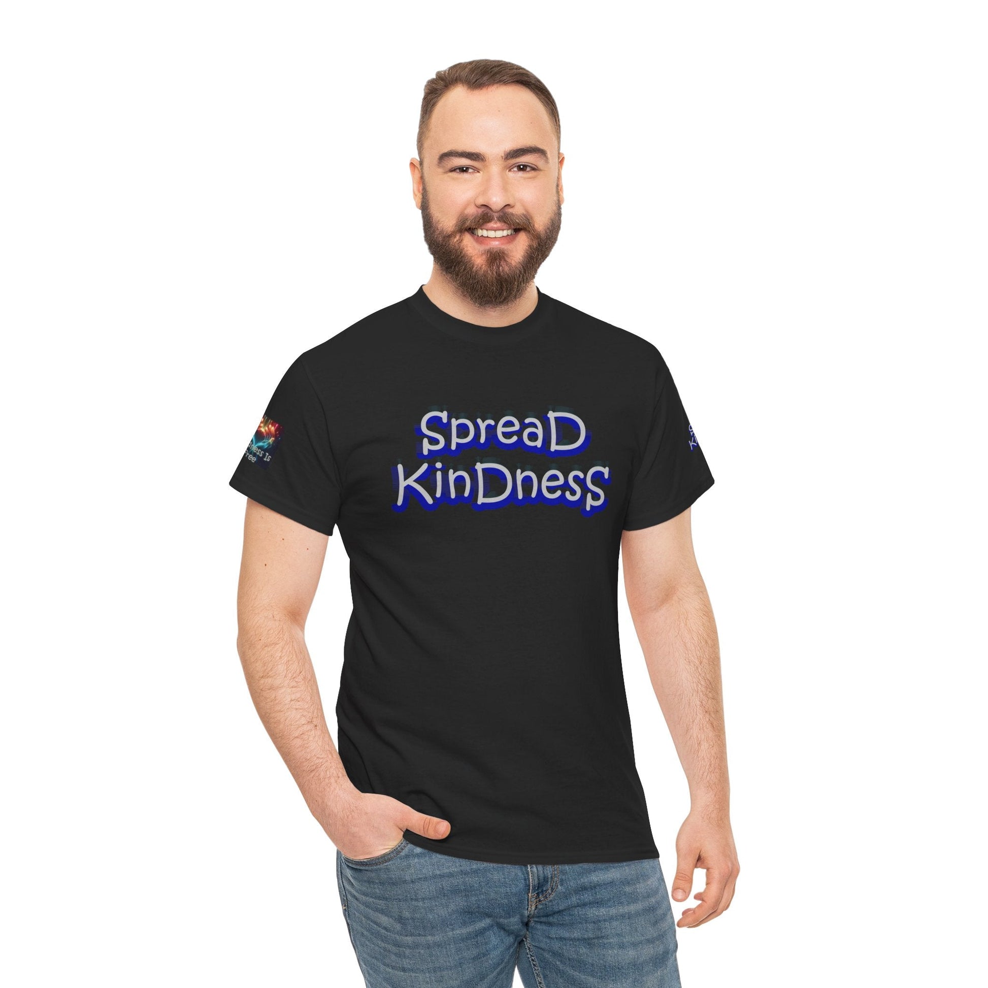 Unisex Heavy Cotton T-shirt - Spread Kindness - Kindness Is Free