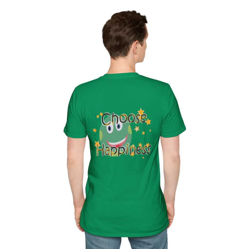 Unisex Softstyle t-shirt - Choose Happiness And Stay Positive