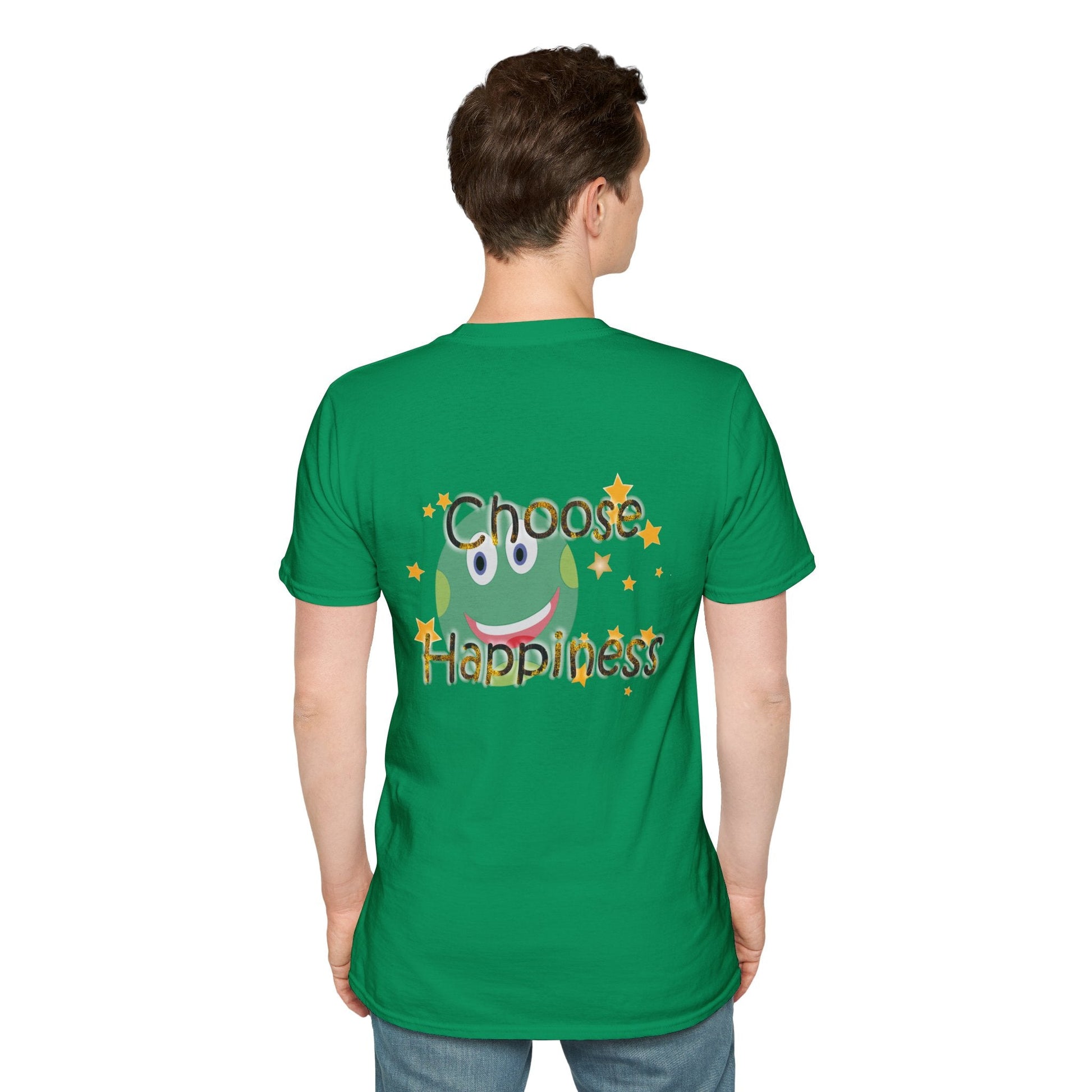 Unisex Softstyle t-shirt - Choose Happiness And Stay Positive