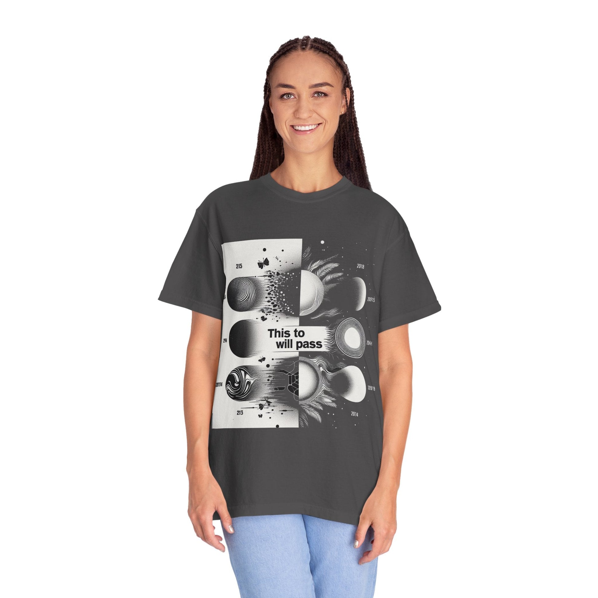 Unisex Garment-Dyed T-shirt This Too Shall Pass - Be Faithful