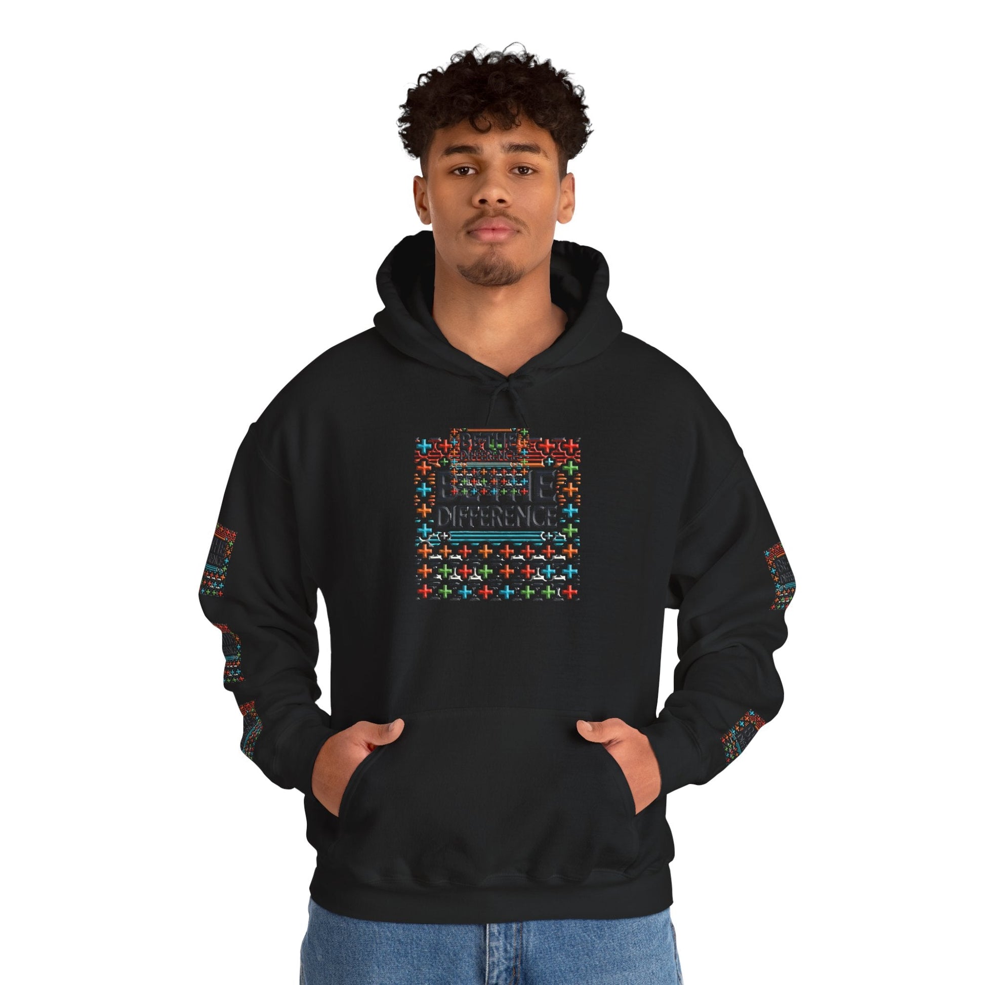 Heavy Blend - Hooded Sweatshirt Be The Difference Cozy, Soft, Stylish