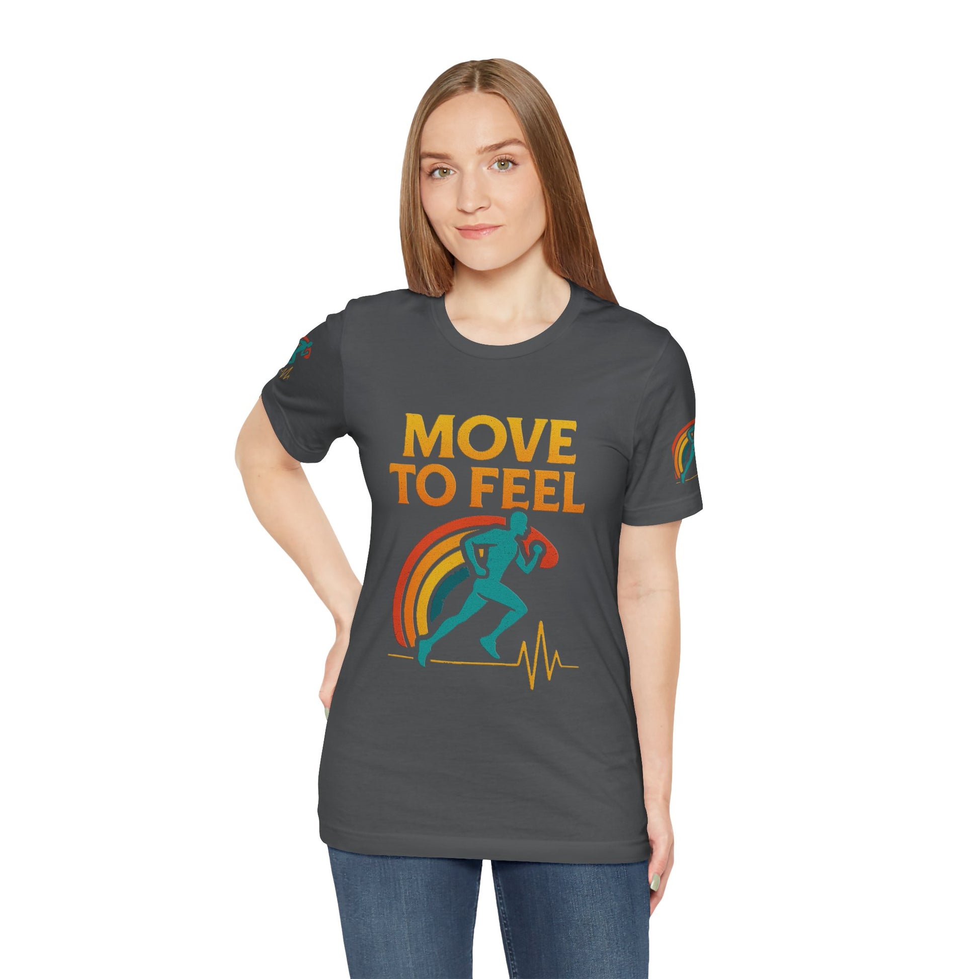 Unisex Fitness Motivational t-shirt | Inspire Move To Feel Active Style