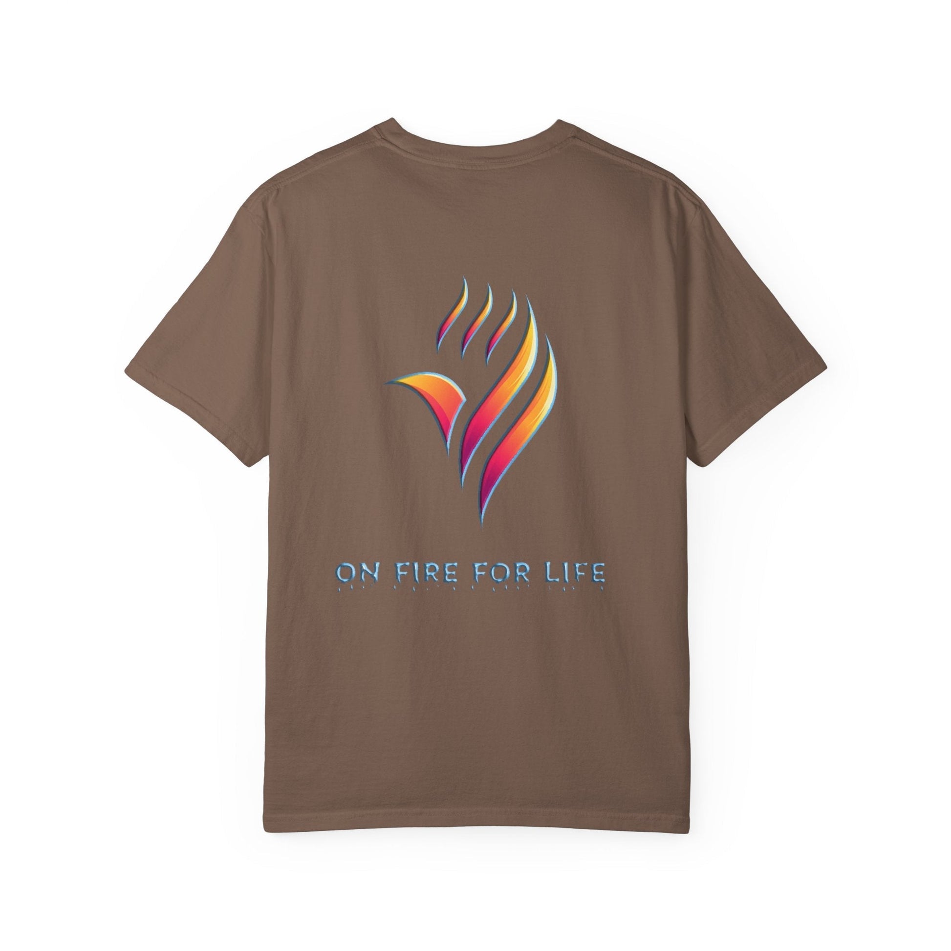 Unisex Garment-Dyed T-shirt - On Fire for Life Ethically Made