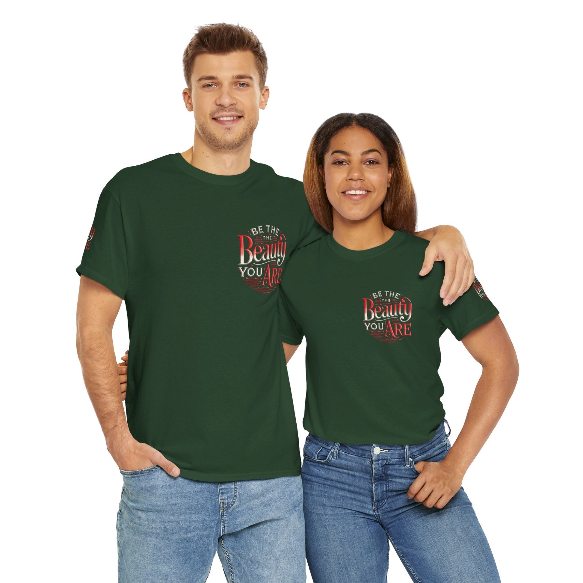 Unisex Heavy Cotton T-shirt - Be the Beauty You Are  Classic & Comfy