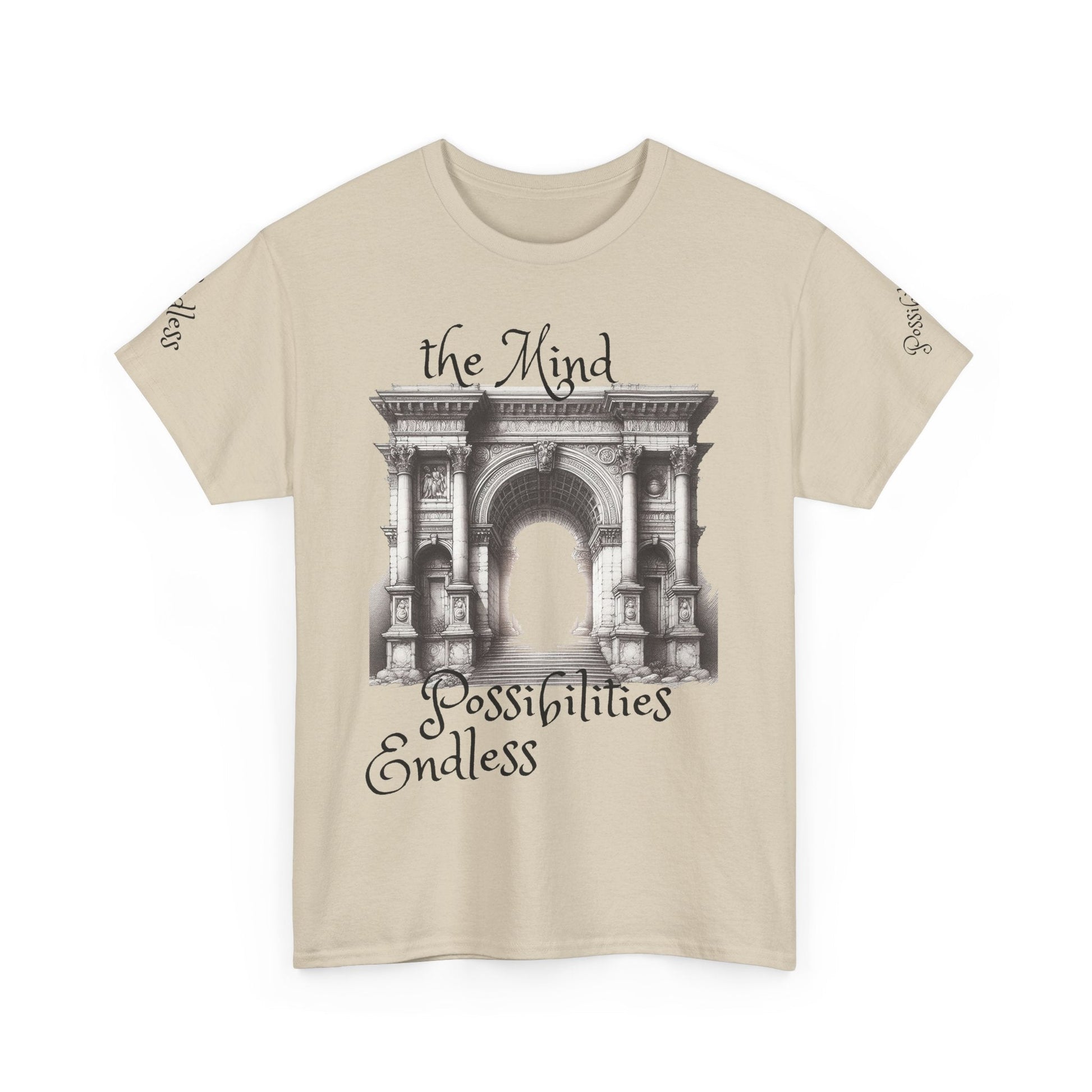 Unisex Heavy Cotton T-shirt - The Mind - Endless Possibilities Endless