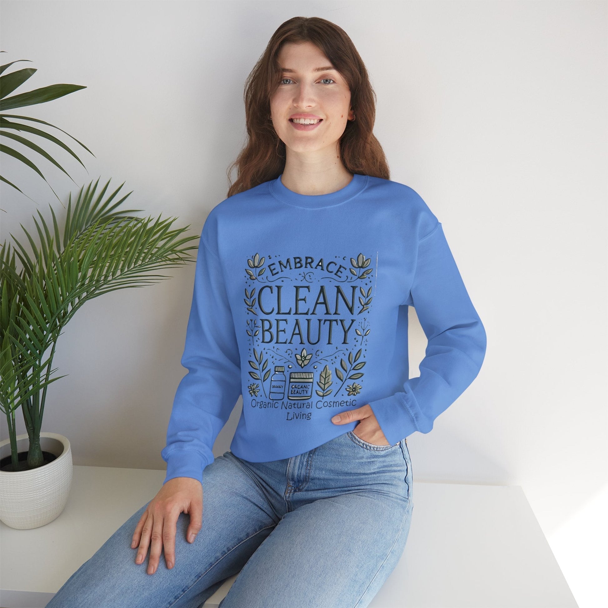 Unisex Heavy Blend - Crewneck Sweatshirt Feel Warm & Cozy