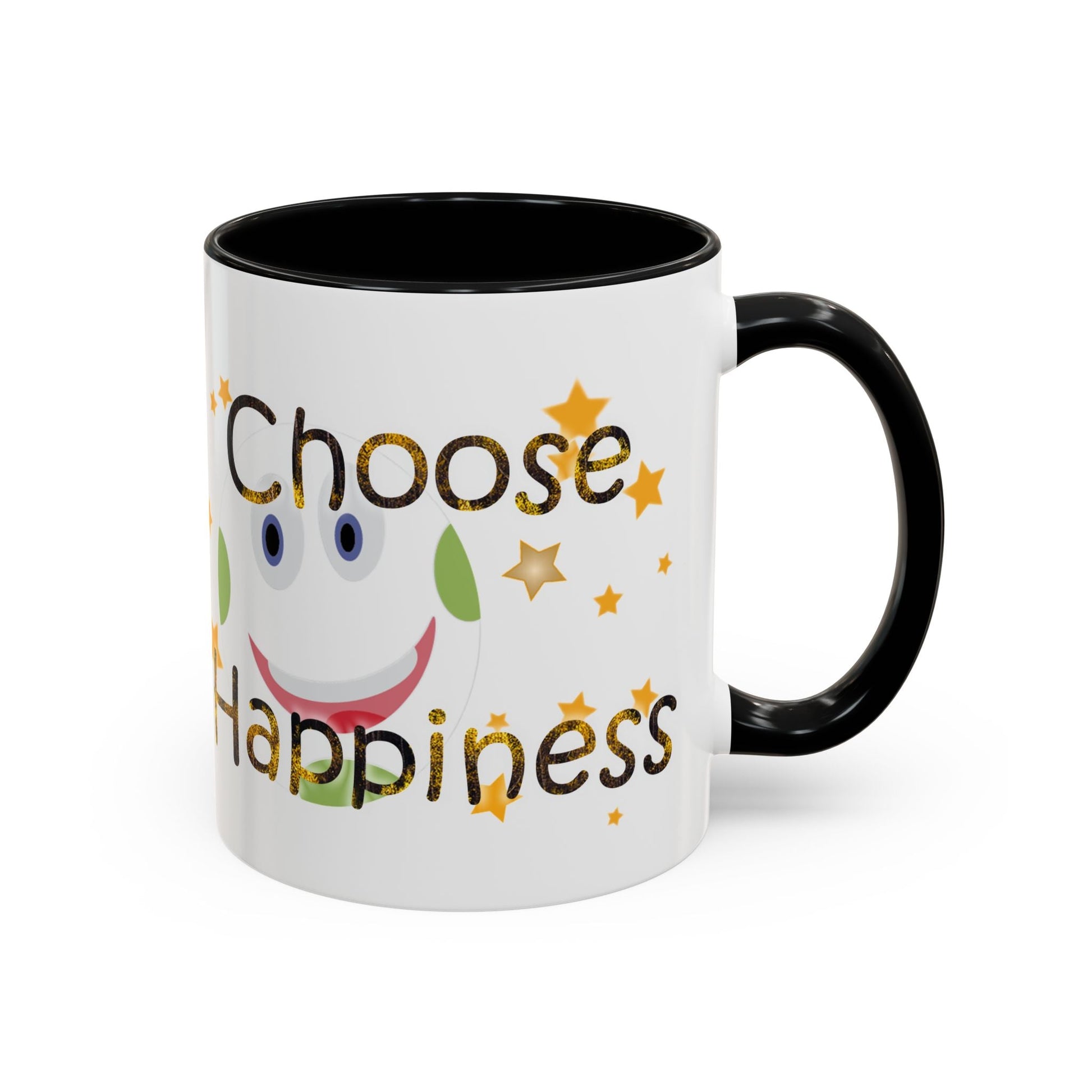Accent Coffee Mug - Stylish Ceramic Mug 11 & 15oz Bold Color Contrast