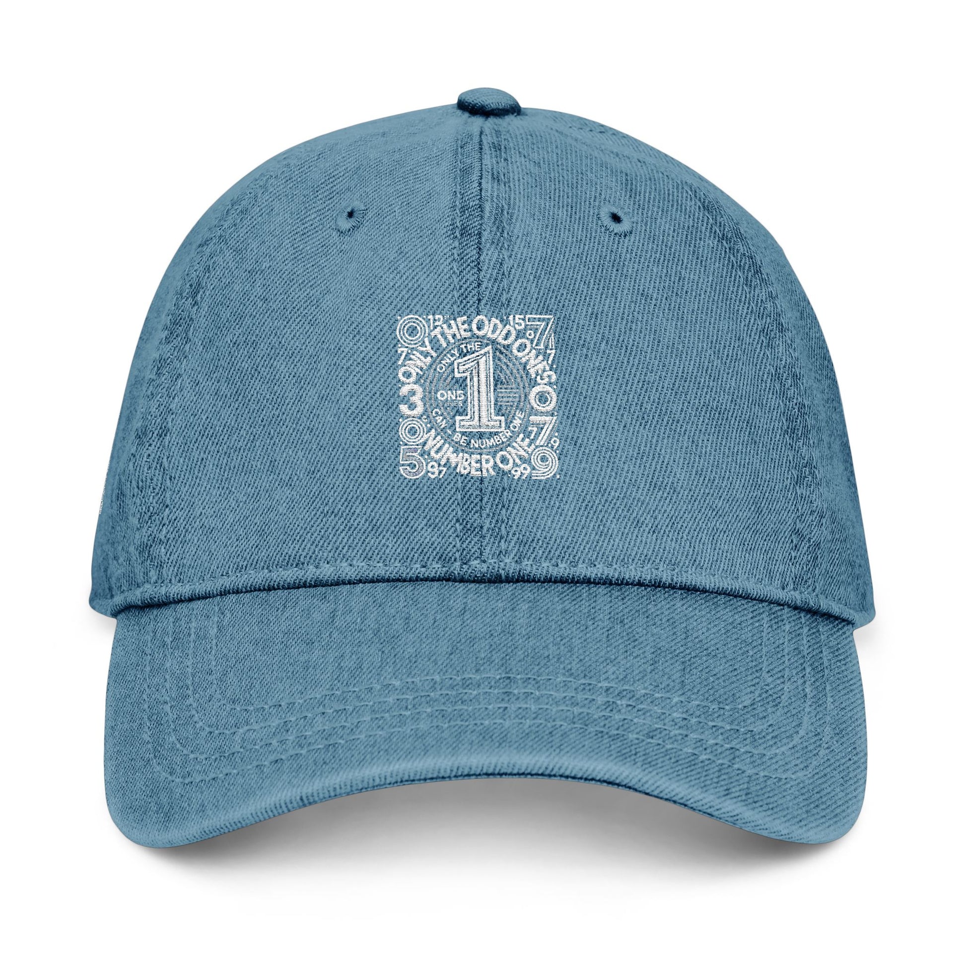 Unique Embroidered Denim Hat-Celebrate Individuality! Only the Odd Ones