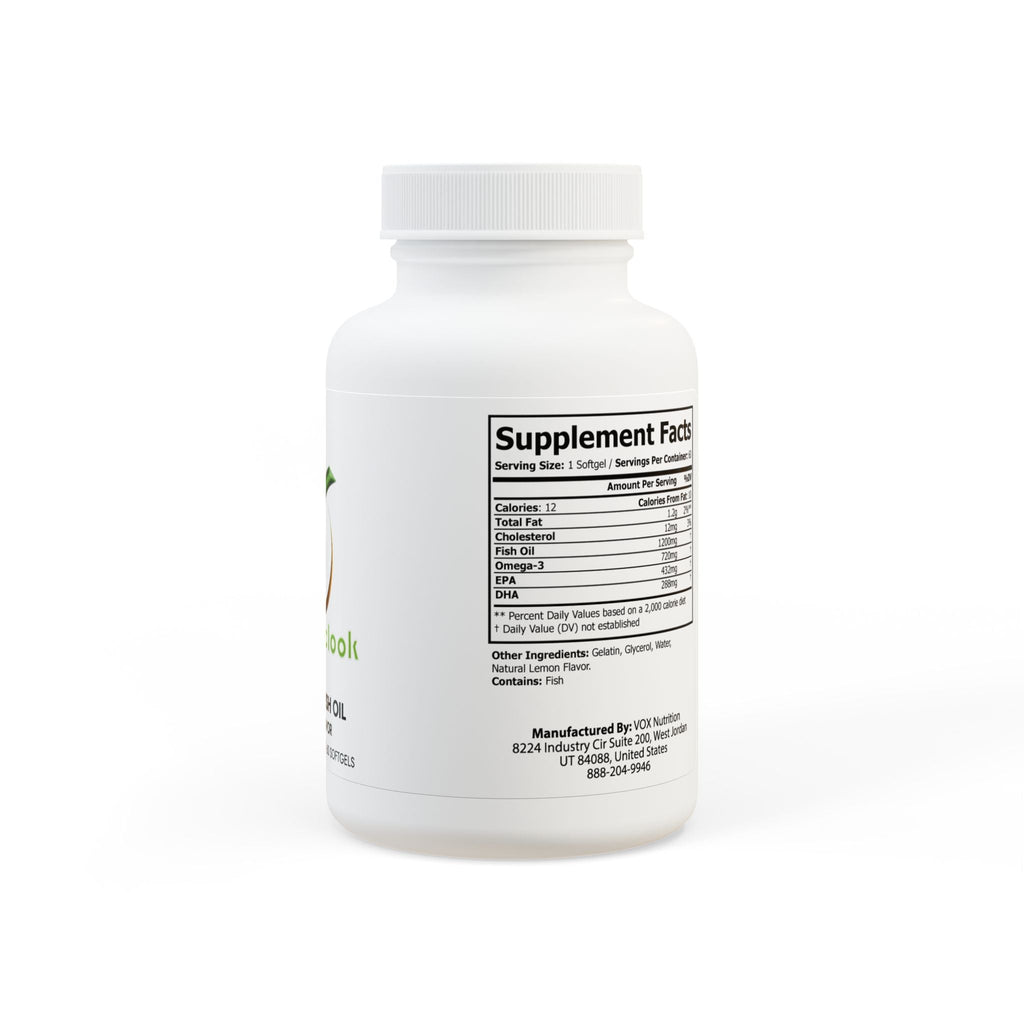 Omega 3 Fish Oil Supplement (60 Softgels) for quick recovery