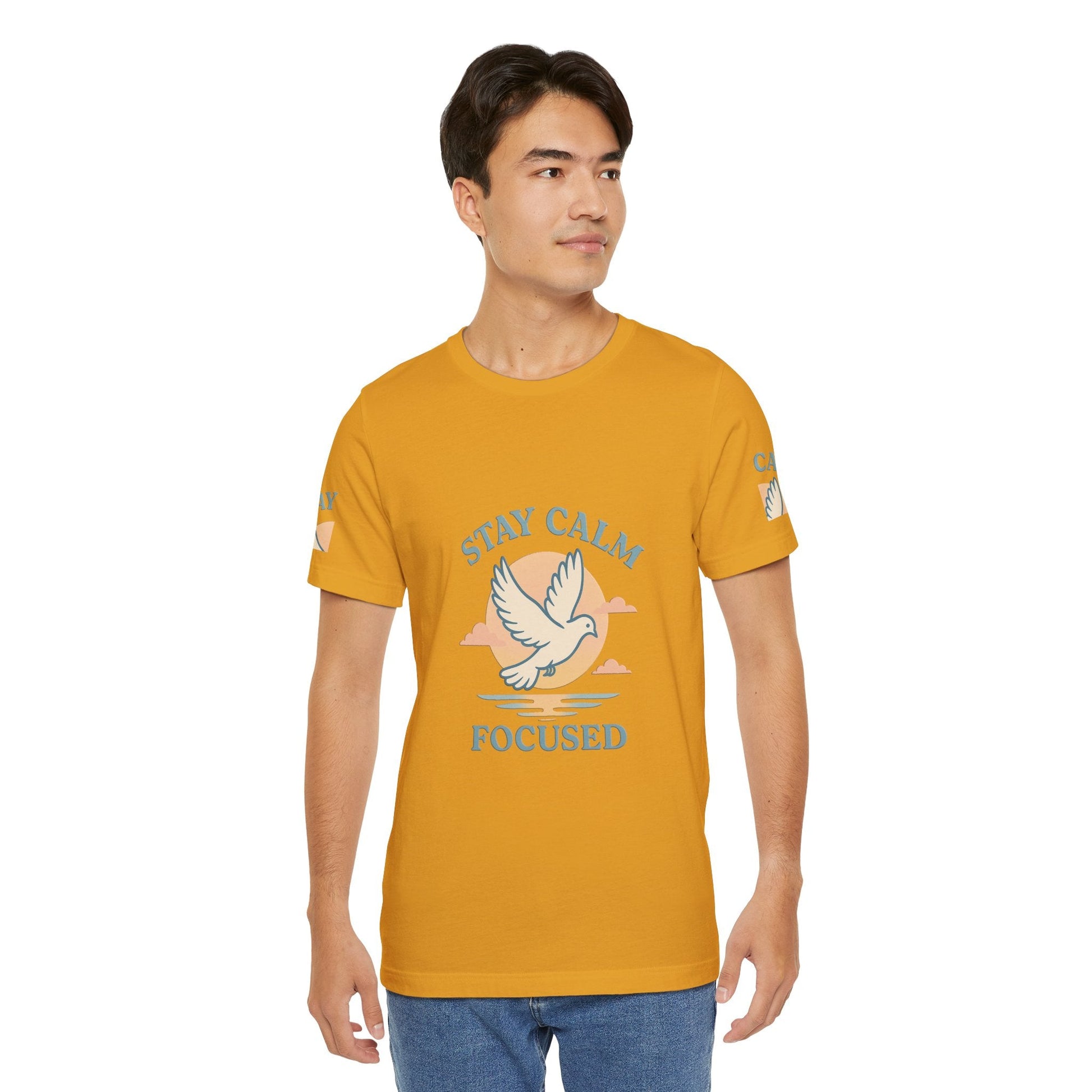 Stay Calm Focused Unisex T-shirt - Relaxation & Motivational Shirt