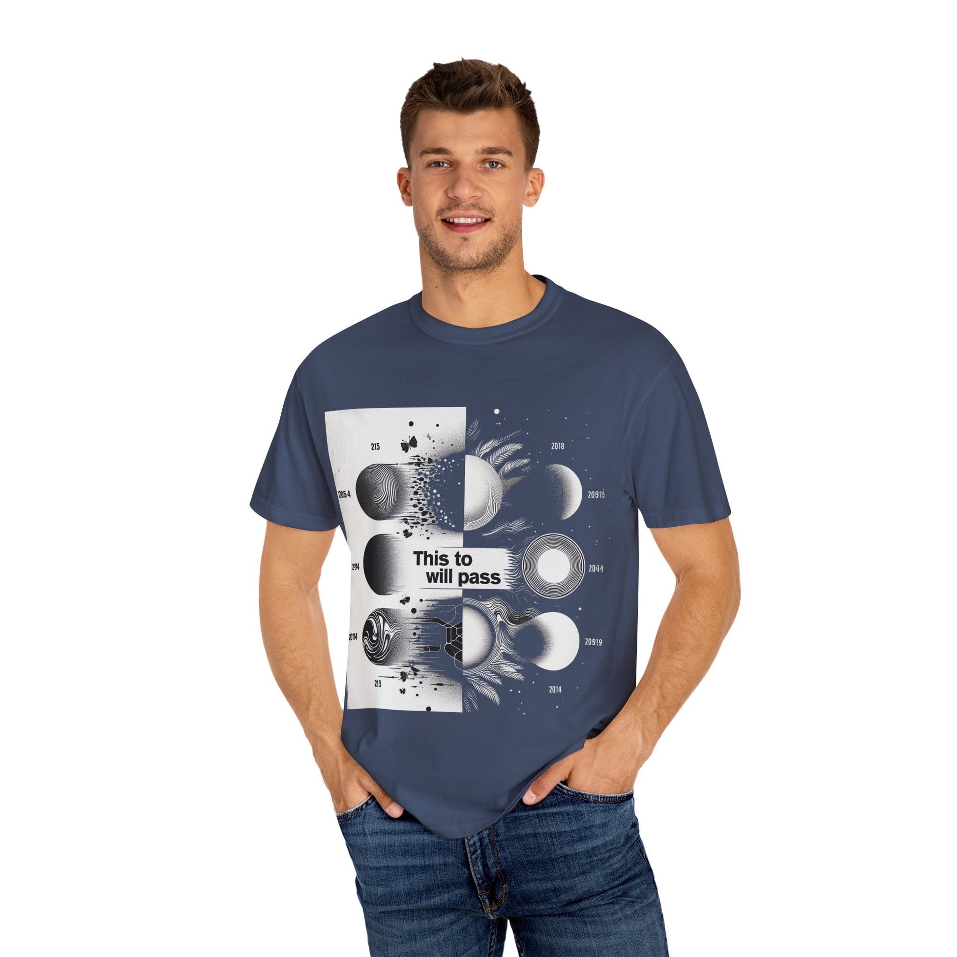Unisex Garment-Dyed T-shirt This Too Shall Pass - Be Faithful