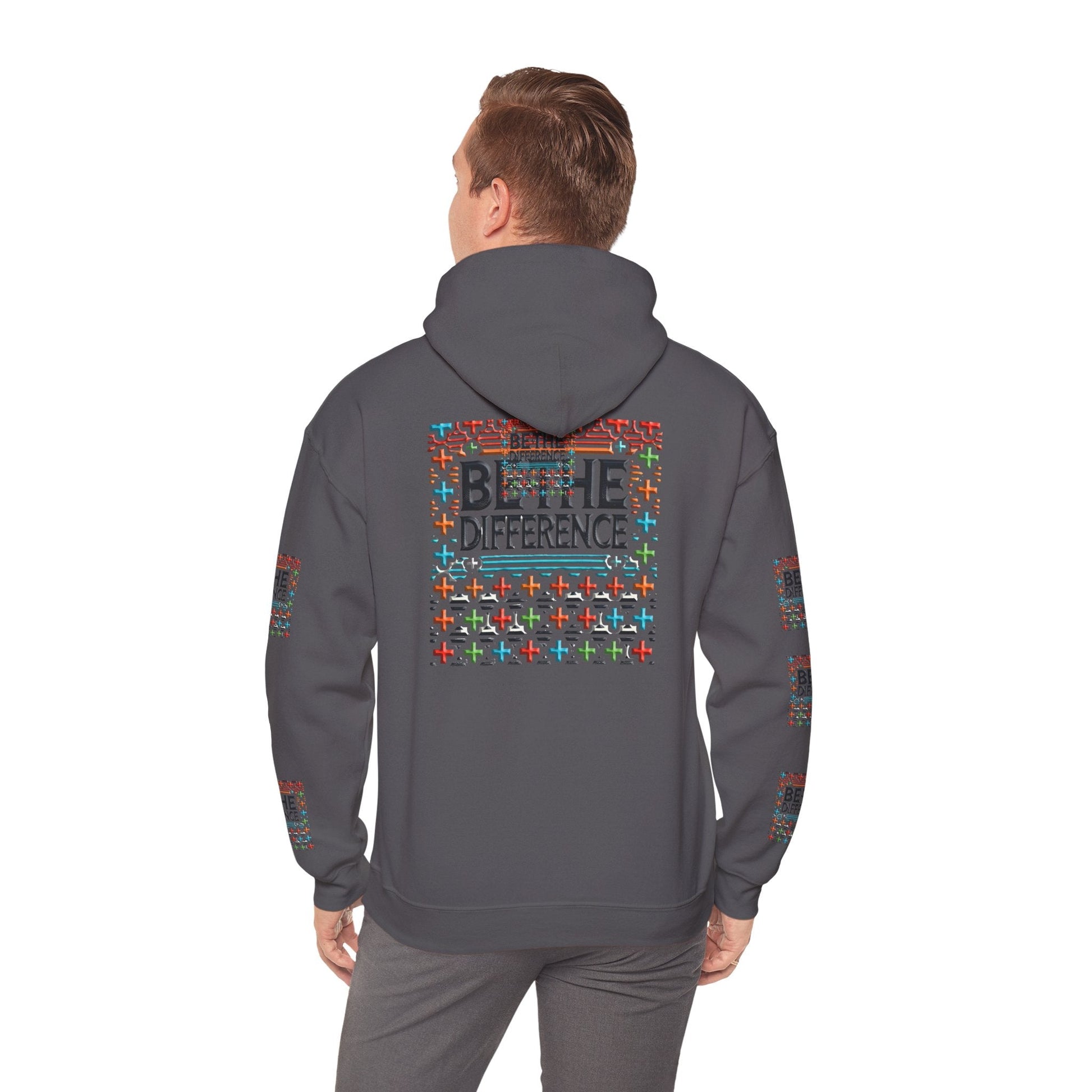 Heavy Blend - Hooded Sweatshirt Be The Difference Cozy, Soft, Stylish