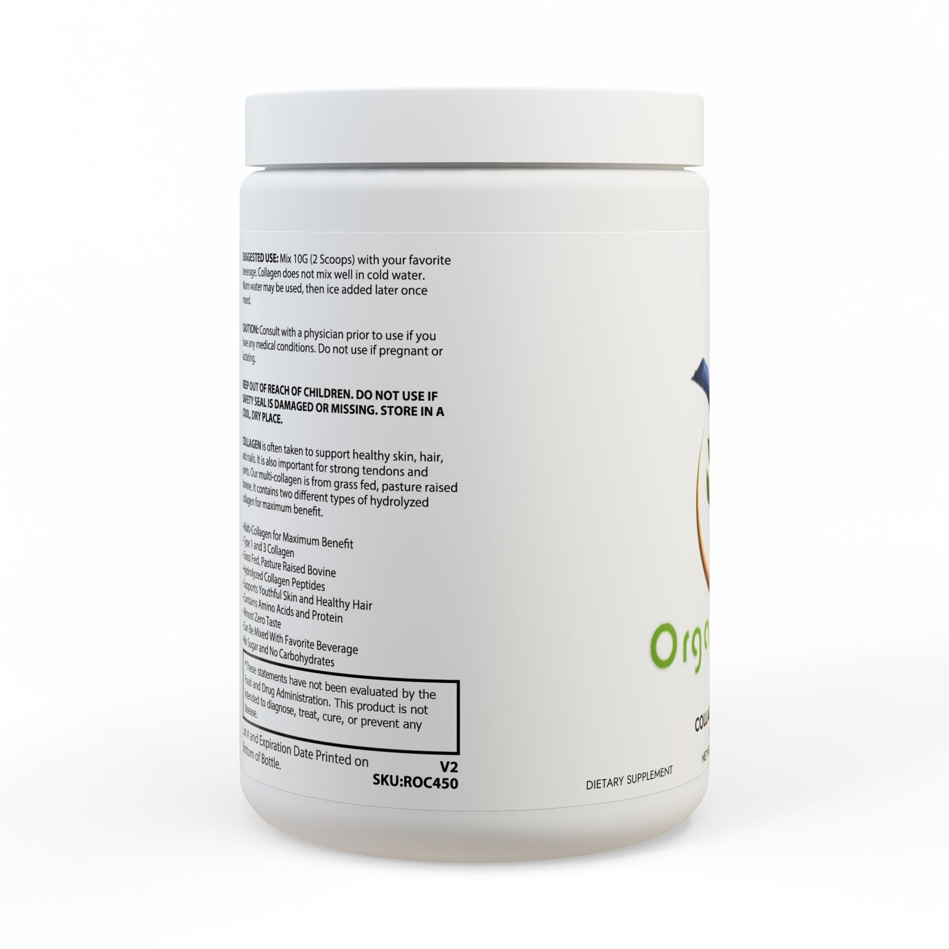 Collagen Peptides Type I and III – Support Skin, Hair & Joint Health