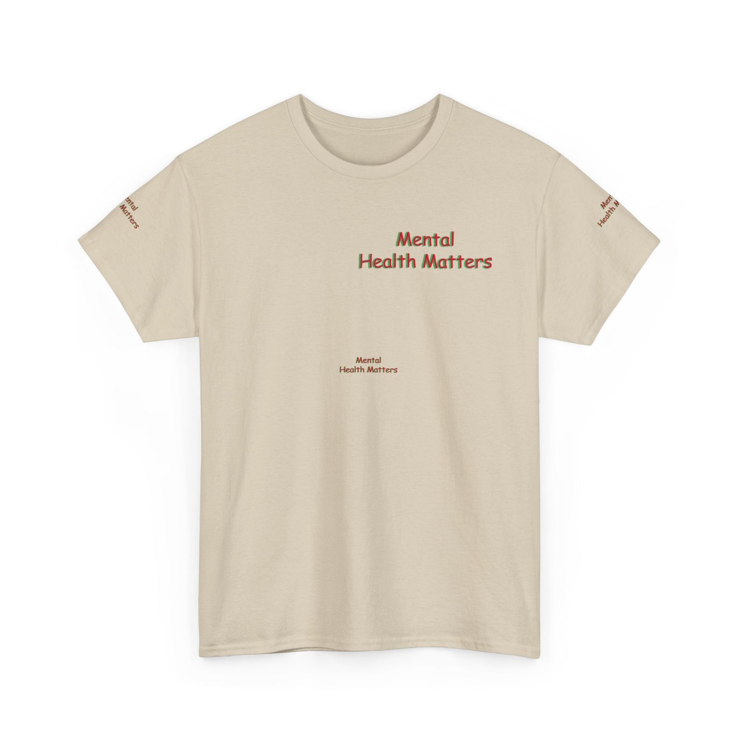 Unisex Heavy Cotton Tee " Mental Health Matters "