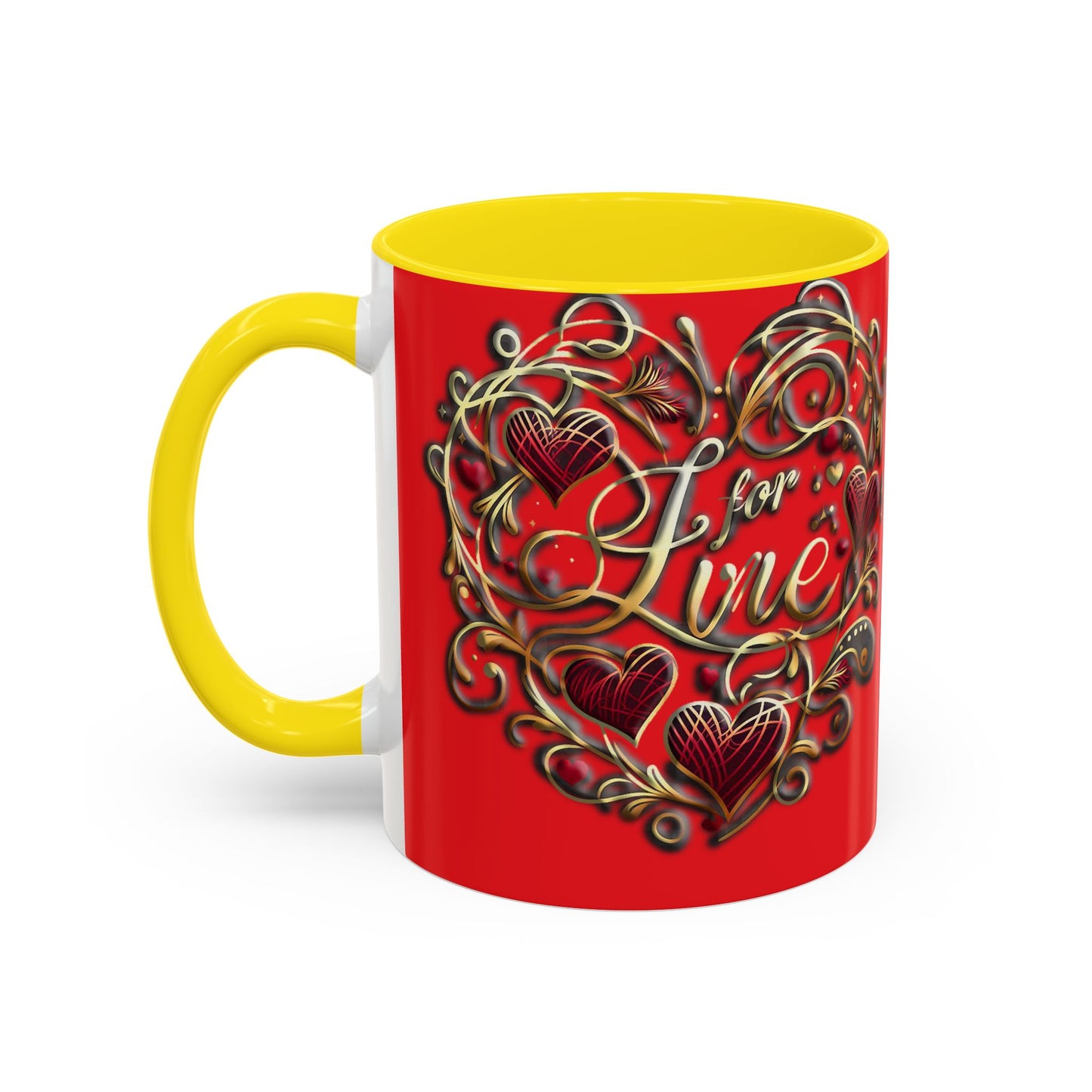 Copy of Accent Coffee Mug (11, 15oz) Valentine Mug Mixed