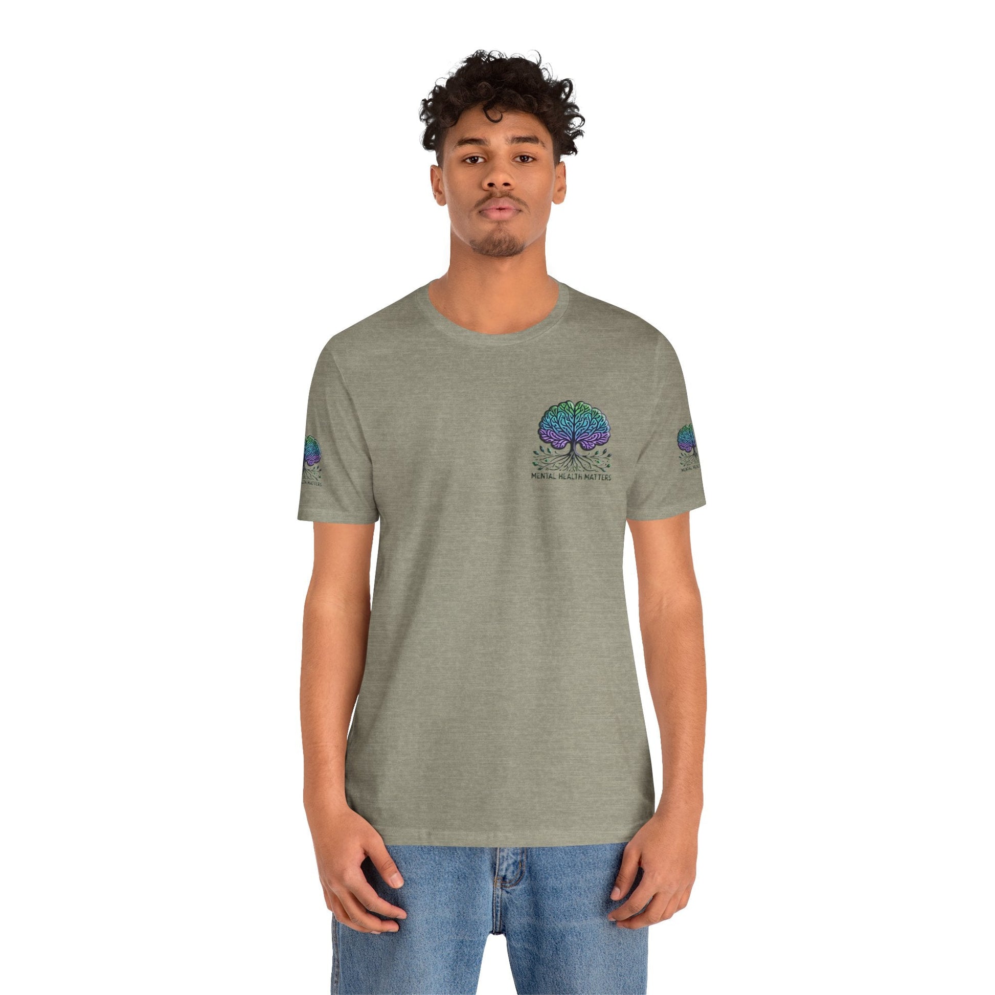 Unisex Jersey Short Sleeve T-shirt – Mental Health Matters Soft Comfy