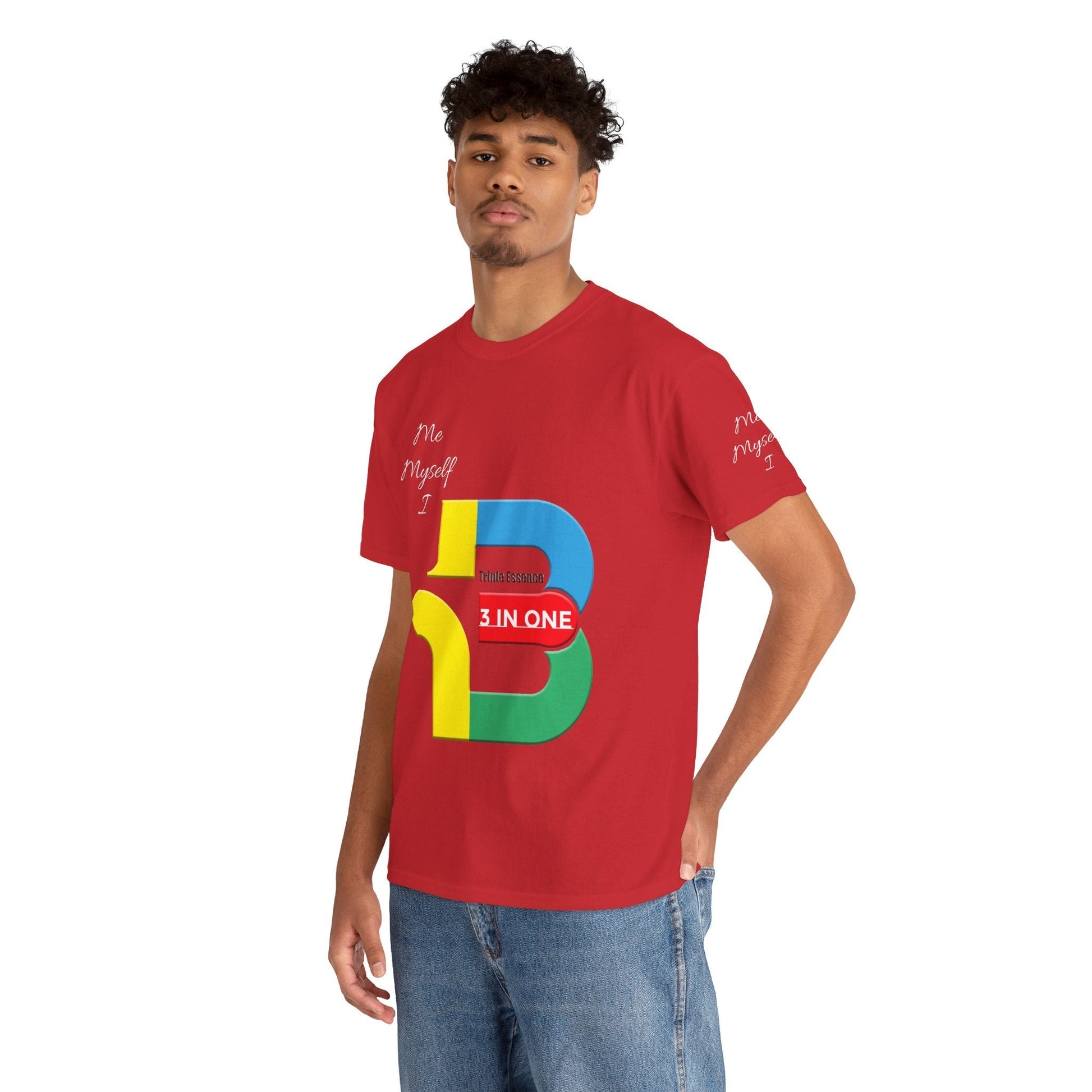 Unisex Heavy Cotton t-shirt 3 in one t-shirt for Comfort & Durability.
