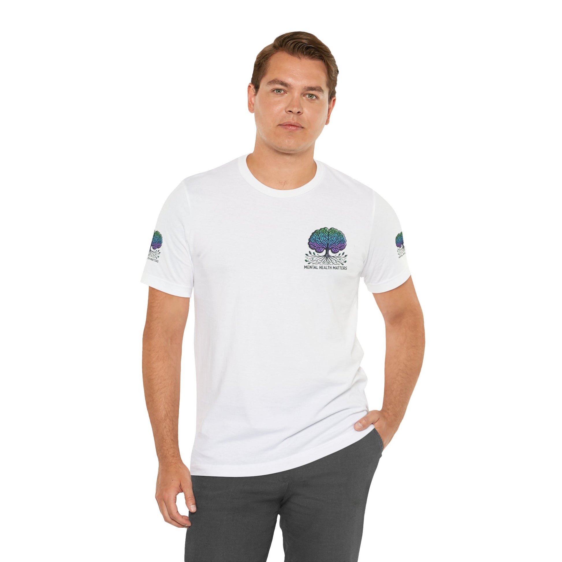 Unisex Jersey Short Sleeve T-shirt – Mental Health Matters Soft Comfy