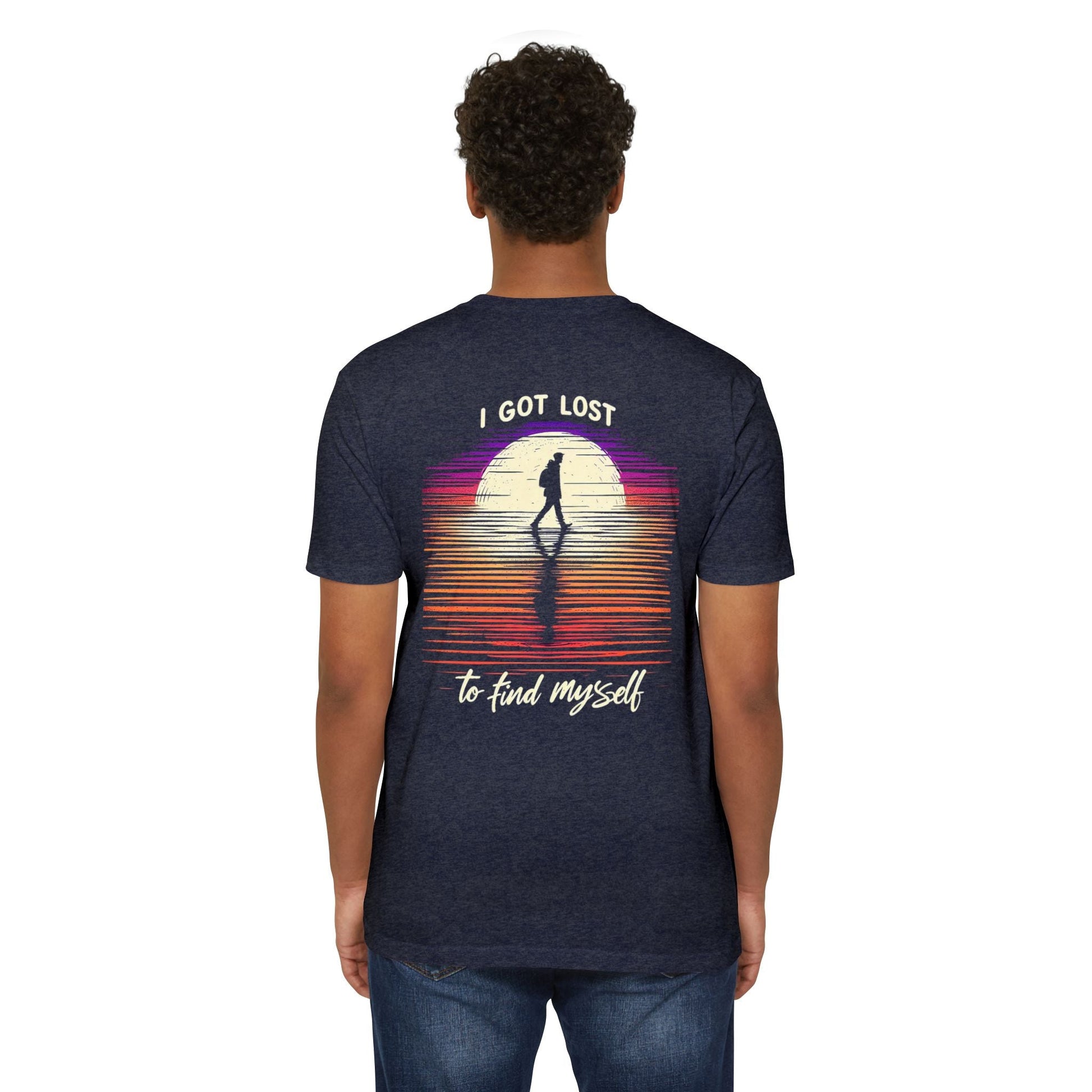 Unisex T-Shirt Lost to Find - Stylish Casual Inspirational Quote Shirt