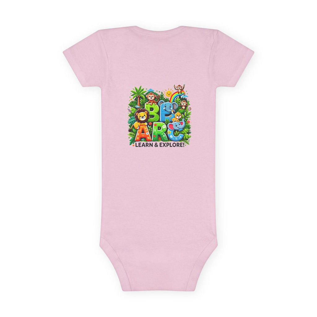 Baby Short Sleeve Onesie - Learn and Explore - Comfort for Little Ones