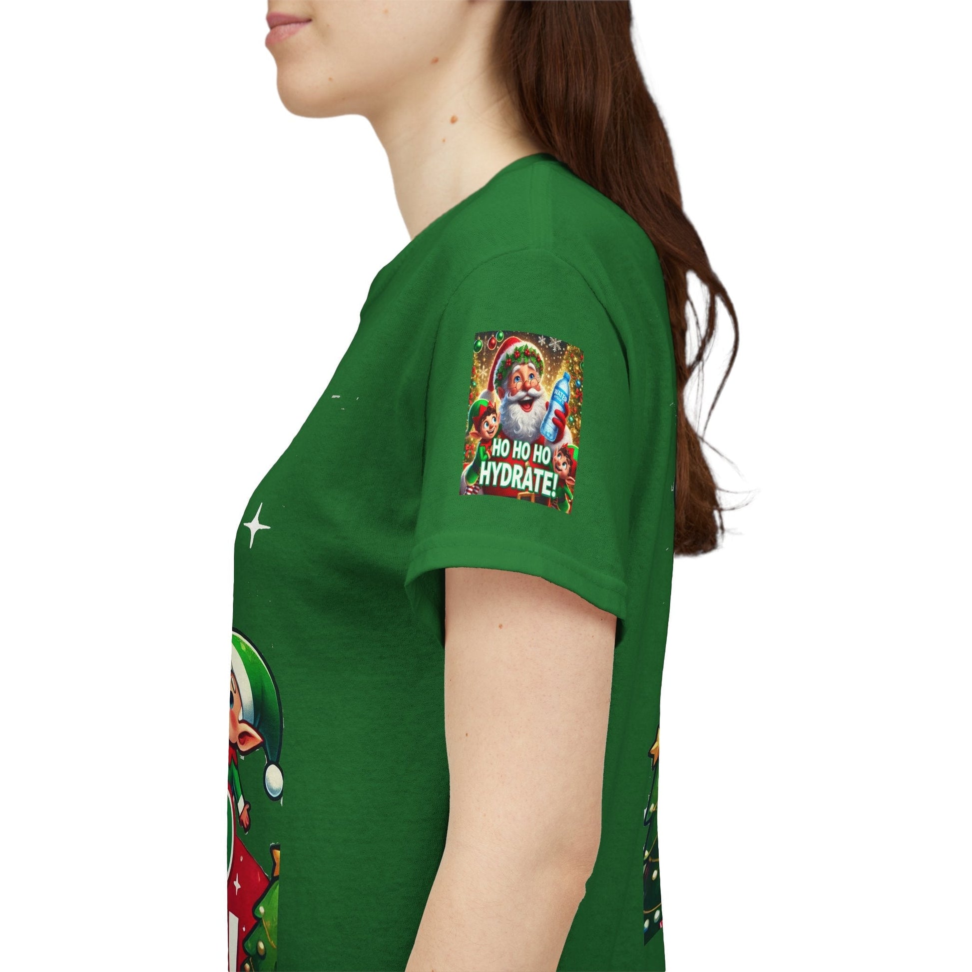 Unisex Heavy Cotton T-shirt - Christmas Tee- Have A Happy Season