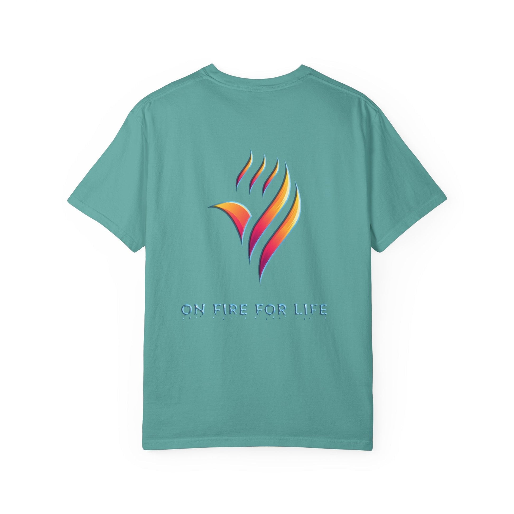 Unisex Garment-Dyed T-shirt - On Fire for Life Ethically Made