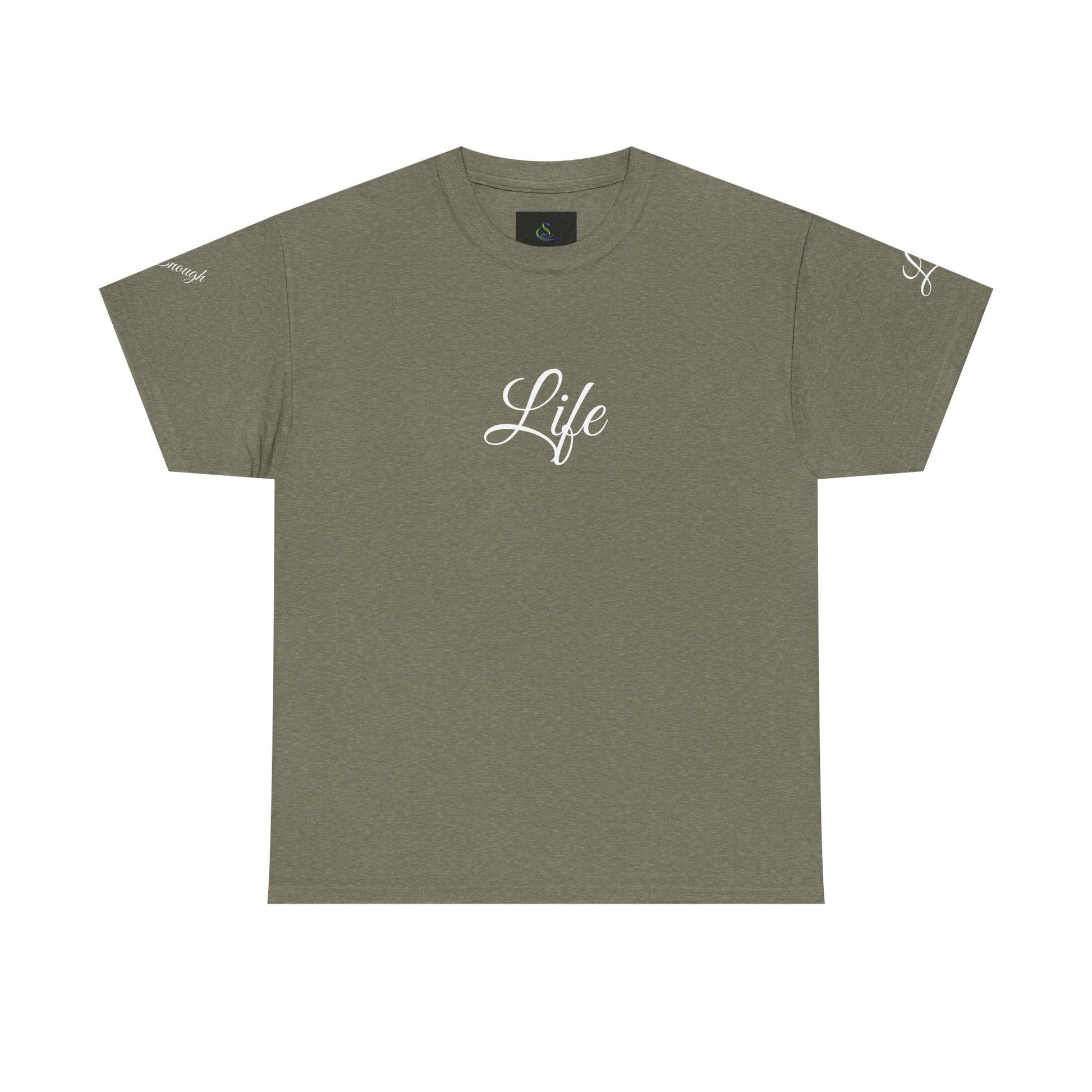 Unisex Heavy Cotton T-shirt - life is enough your are always enough