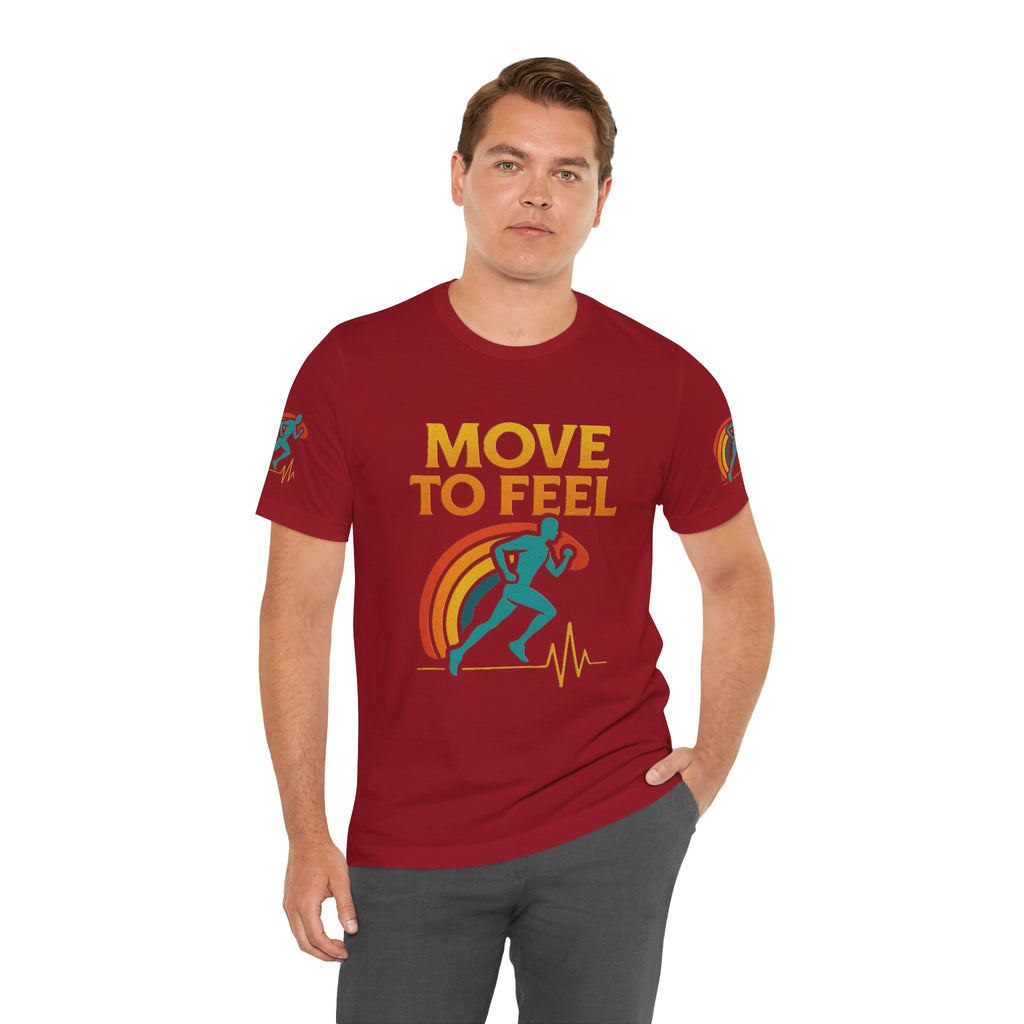 Unisex Fitness Motivational t-shirt | Inspire Move To Feel Active Style