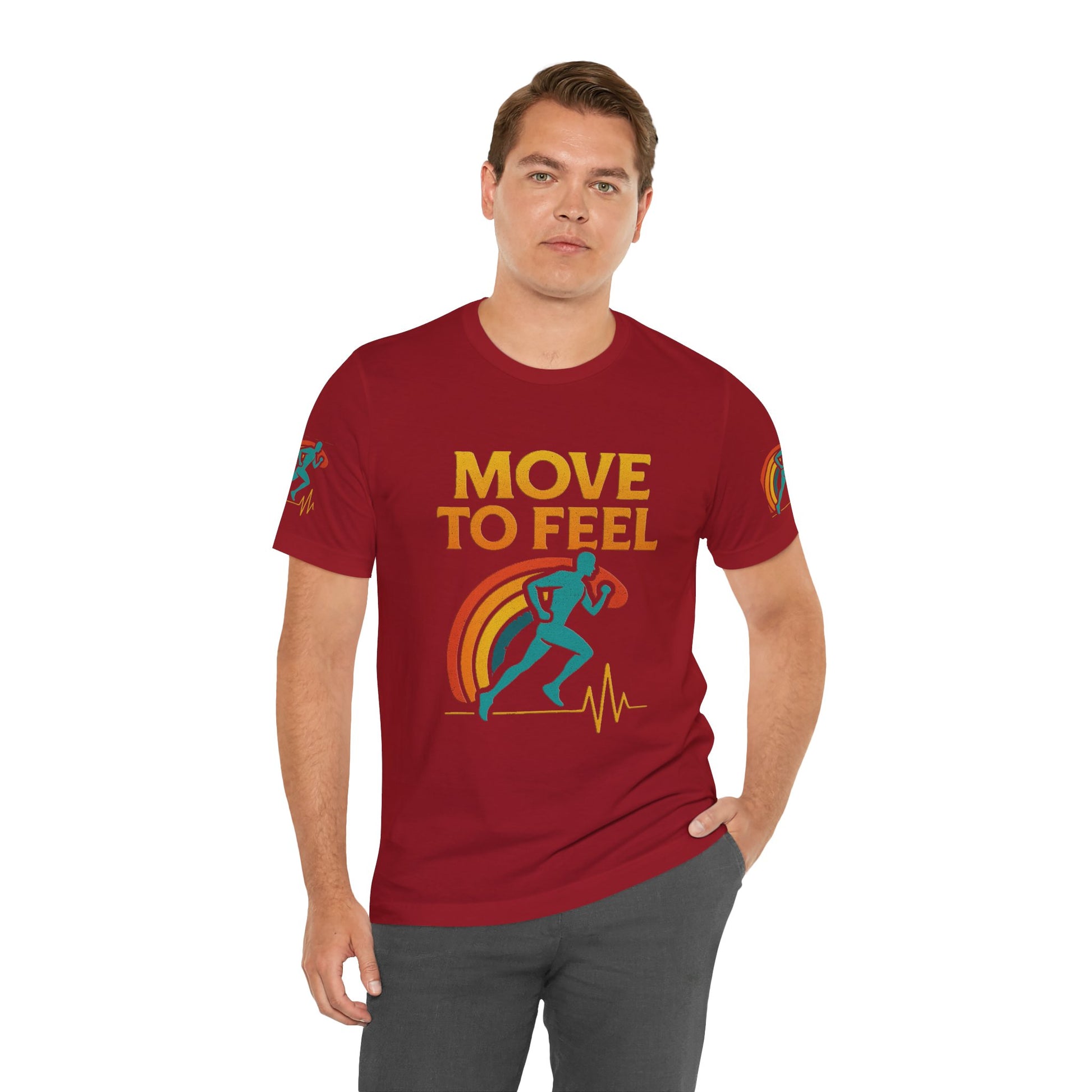 Unisex Fitness Motivational t-shirt | Inspire Move To Feel Active Style
