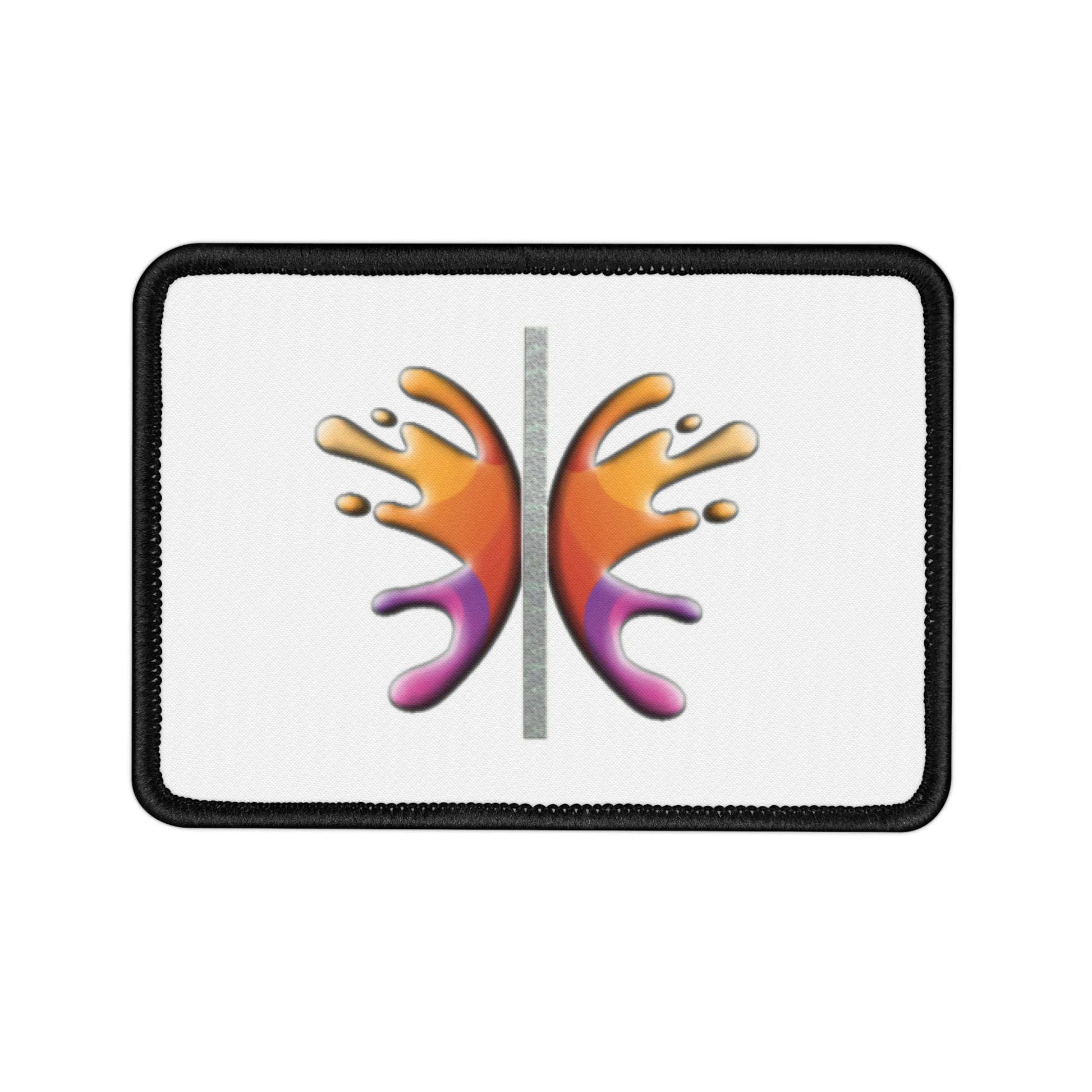 Iron Patch - Rebound Iron-On Patch with Custom Design and Black Edges