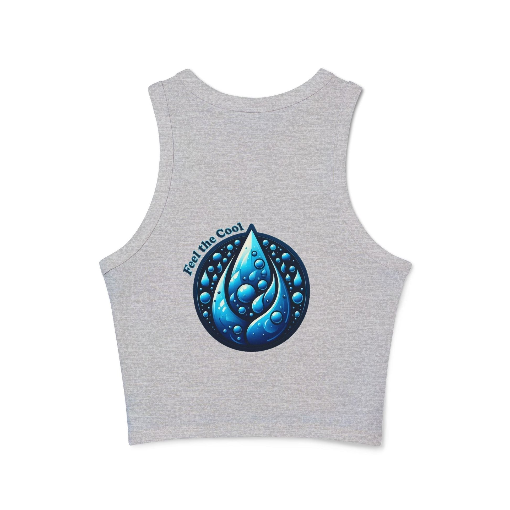 Womens Micro Rib Racer Tank Top