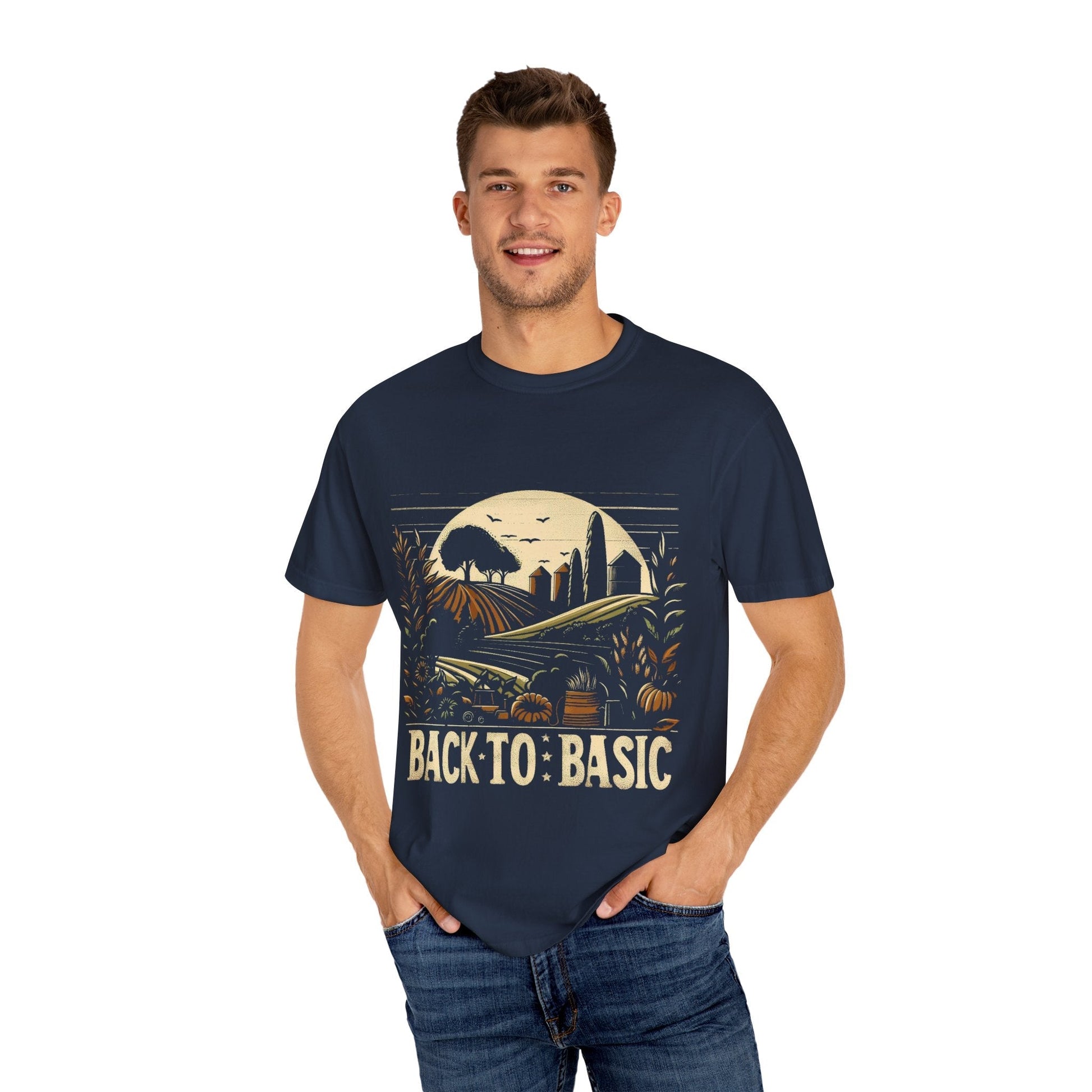 Unisex Garment-Dyed T-shirt - Back To Basic Ethically Made for Comfort