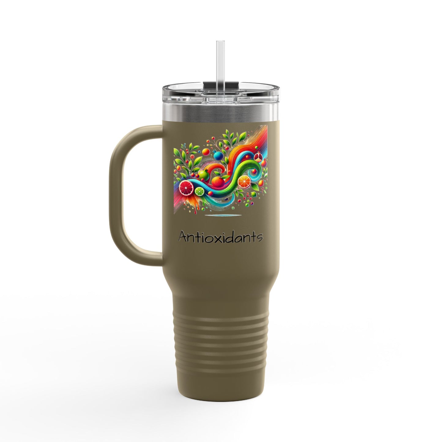 Insulated Travel Mug, 40oz"Antioxidants"