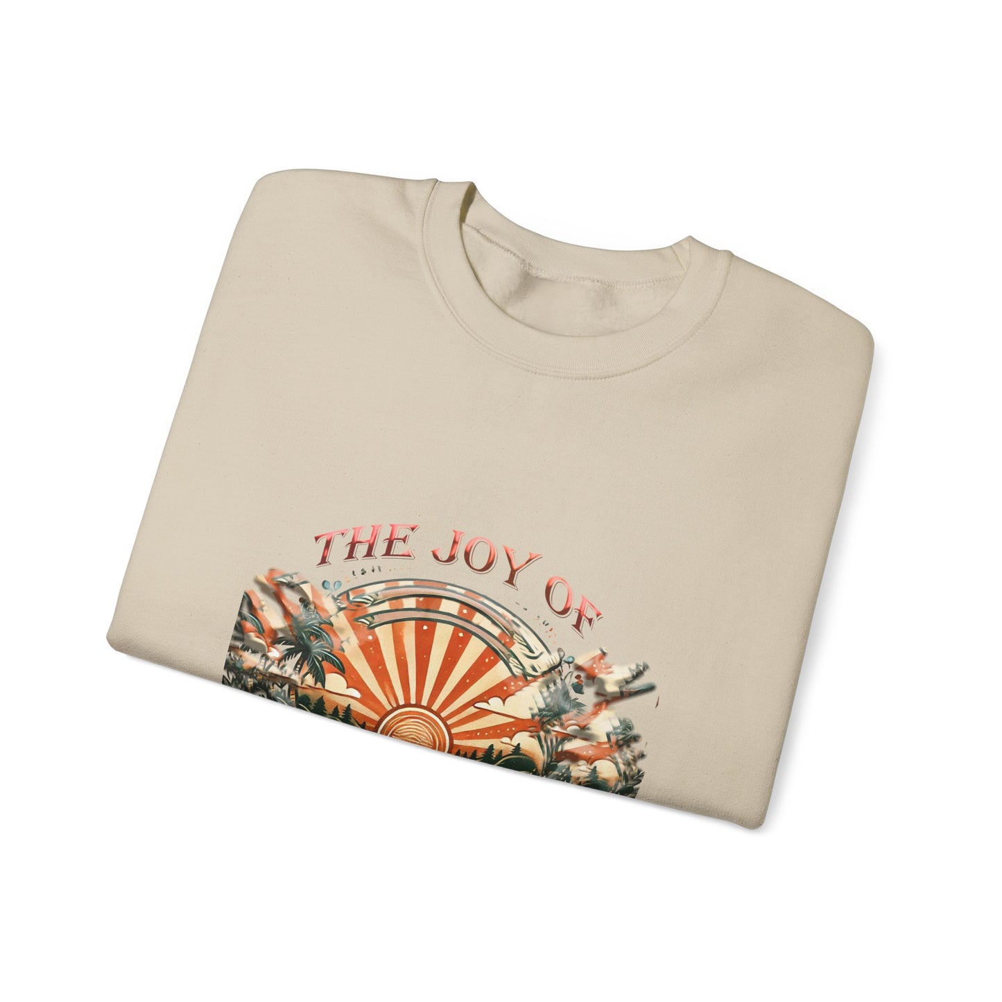 Unisex Heavy Blend™ Crewneck Sweatshirt" The Joy Of Living a Day"