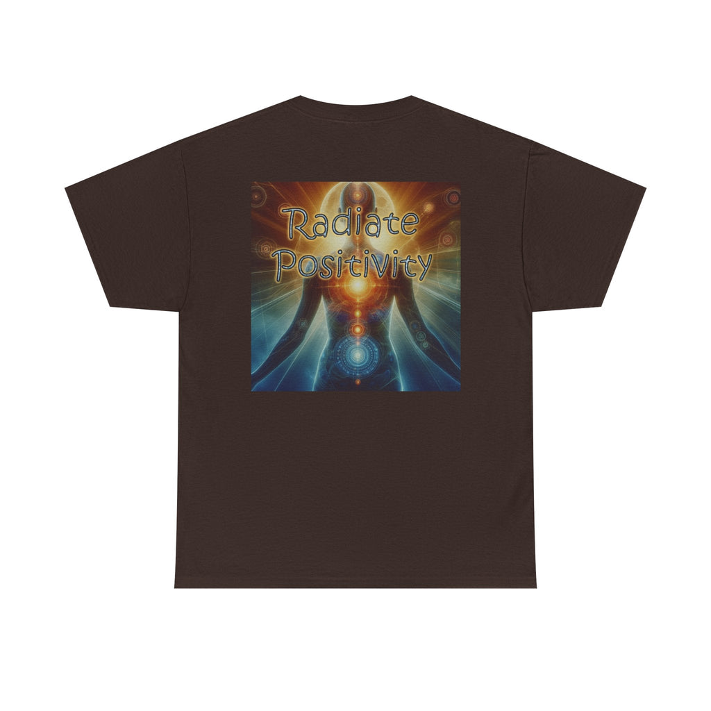 Unisex Heavy Cotton T-shirt - Radiate Positivity Its Free