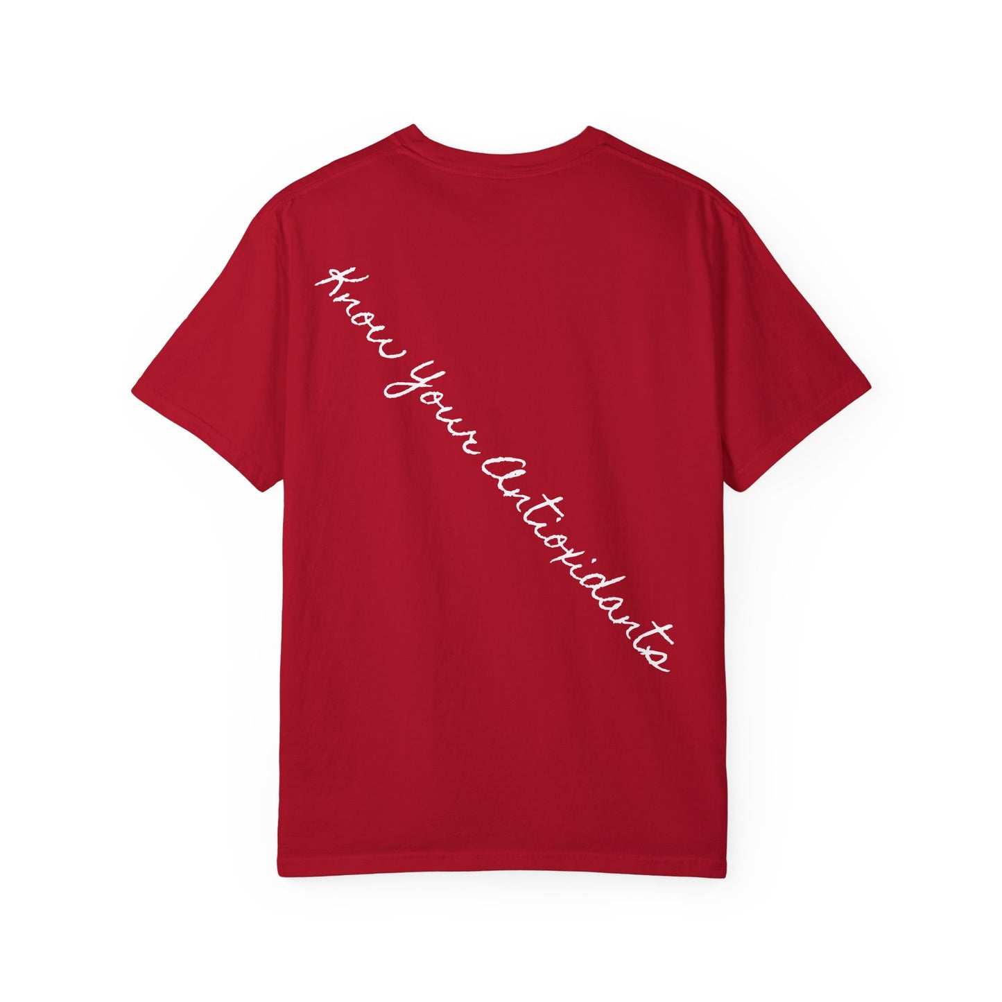 Unisex Garment-Dyed T-shirt" Know Your Antioxidants"