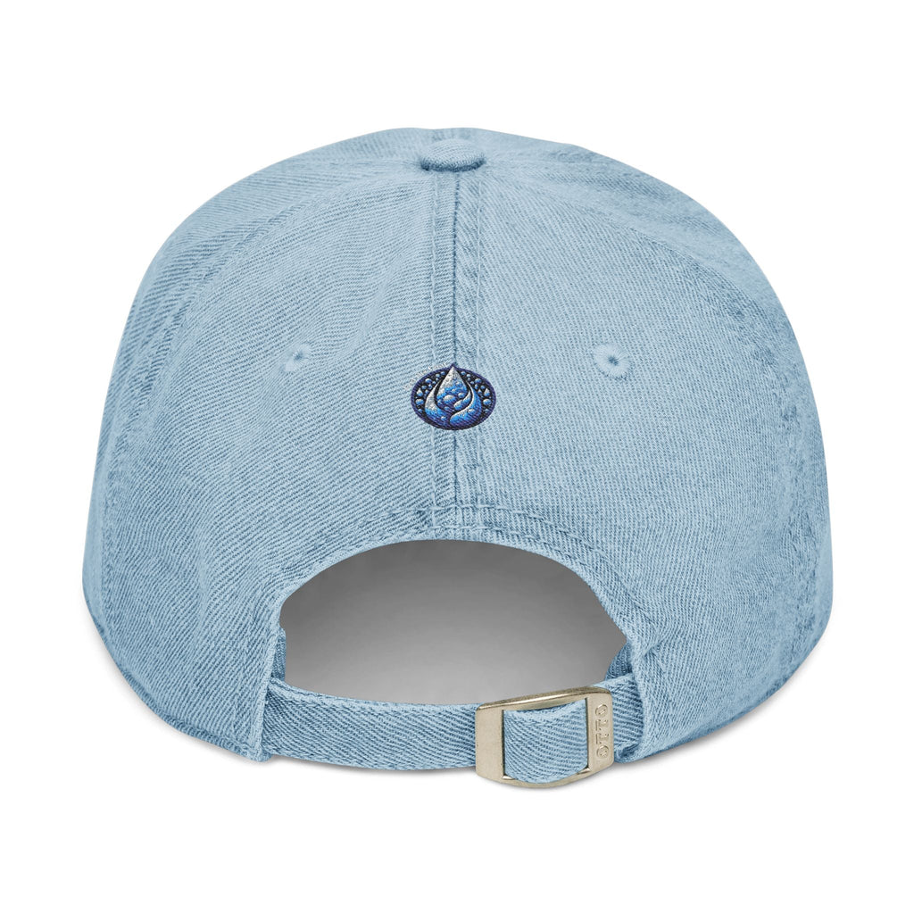 Embroidered Denim Hat – Cove Design for Nature Lovers Feel the Cool