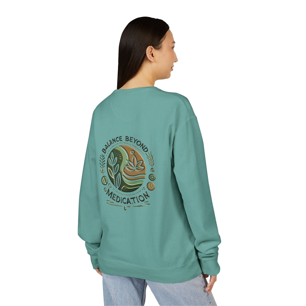 Unisex ComfortWash Garment Dyed - Crewneck Balance Beyond Medication