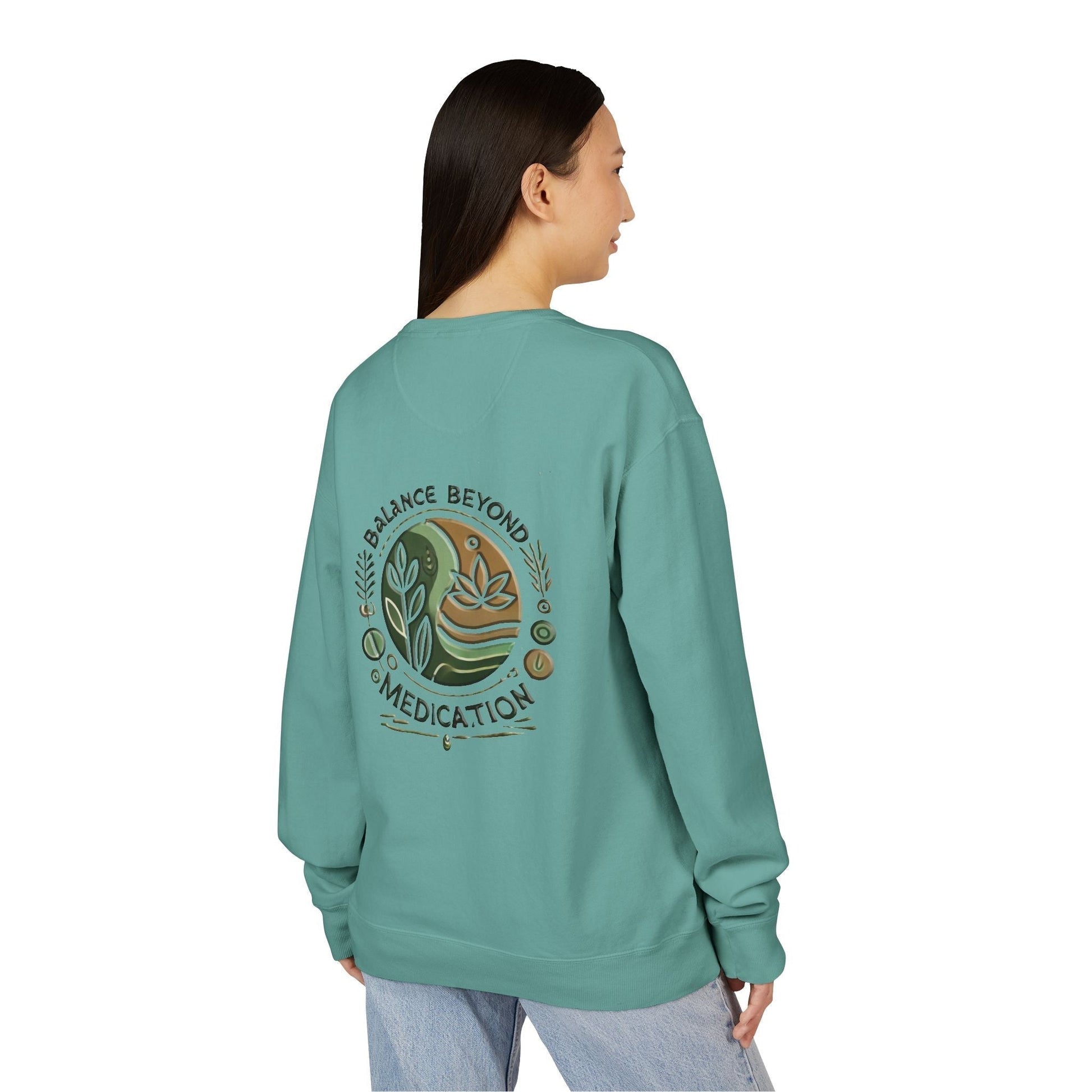 Unisex ComfortWash Garment Dyed - Crewneck Balance Beyond Medication