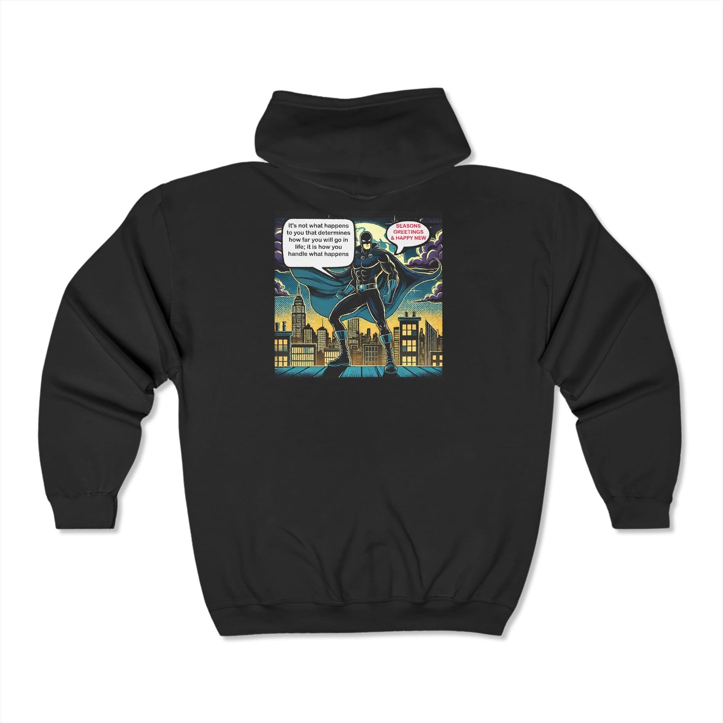 Unisex Heavy Blend™ Full Zip Hooded Sweatshirt " Your Superhero "